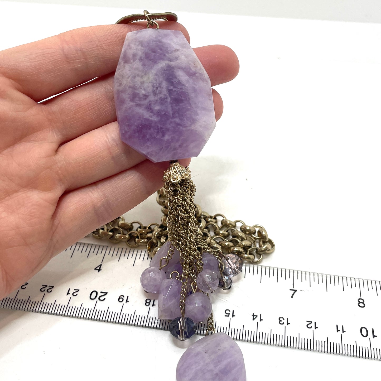 Amethyst Statement Necklace