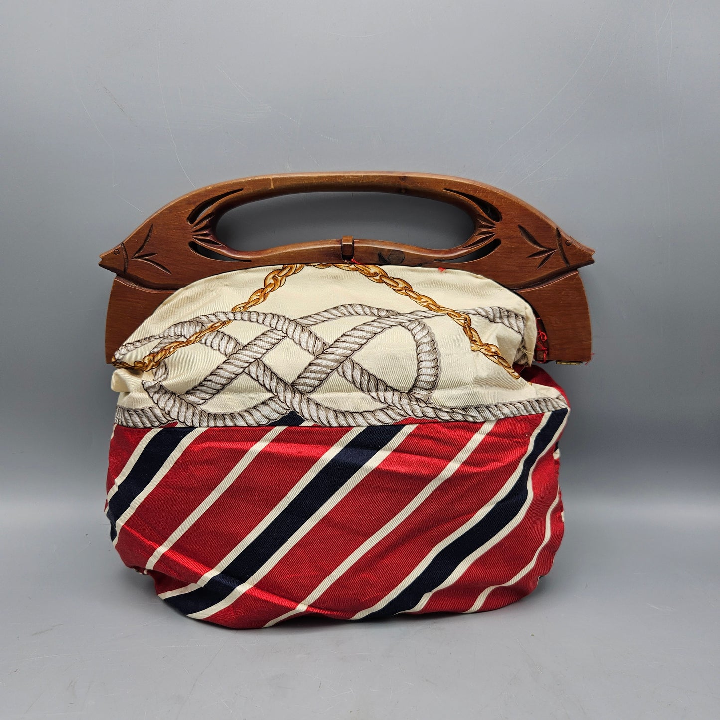 Trimingham Brothers Bermuda Wood and Silk Purse