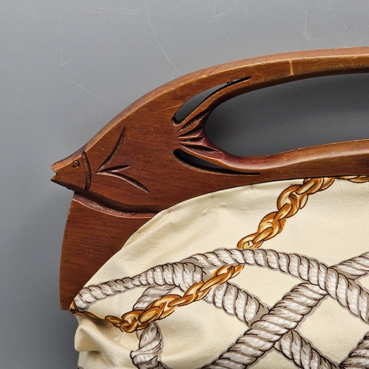 Trimingham Brothers Bermuda Wood and Silk Purse