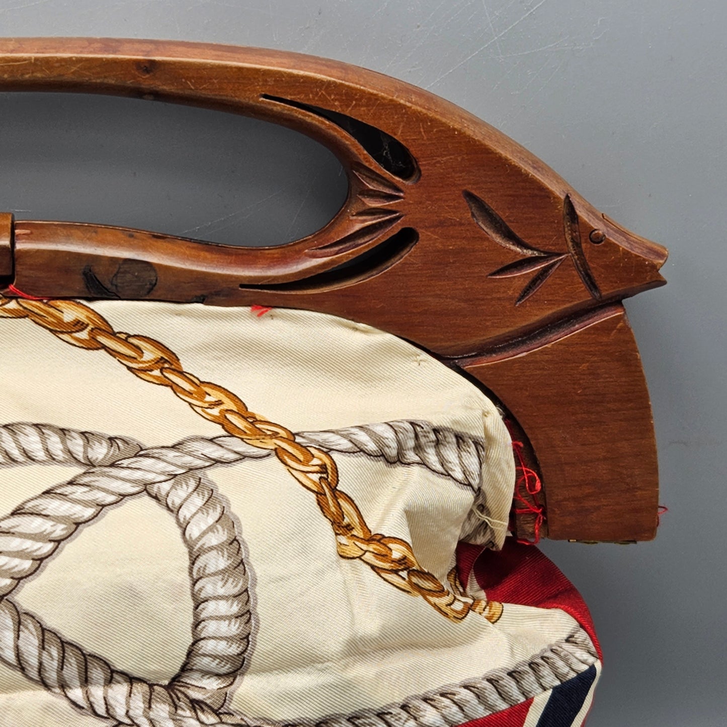 Trimingham Brothers Bermuda Wood and Silk Purse
