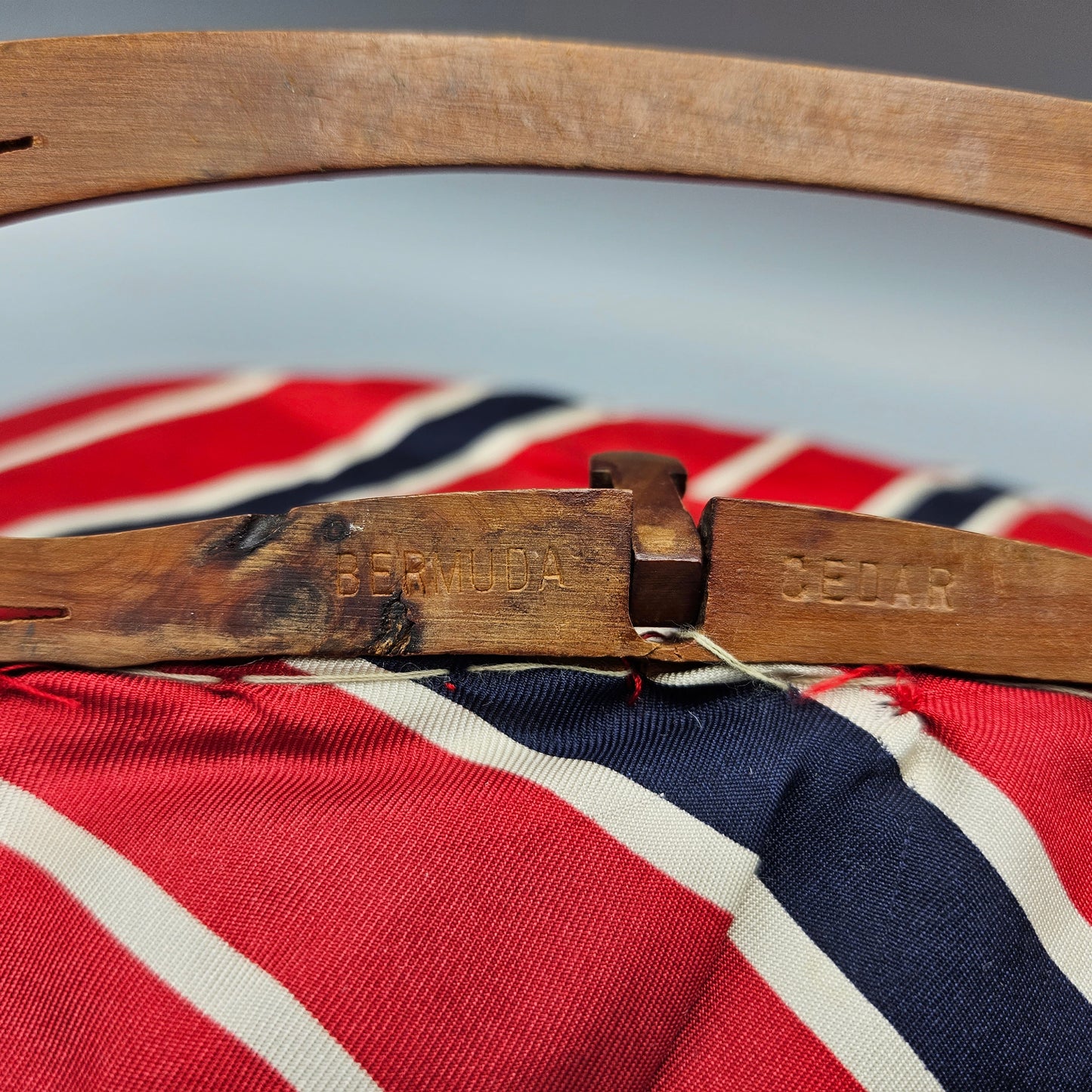 Trimingham Brothers Bermuda Wood and Silk Purse