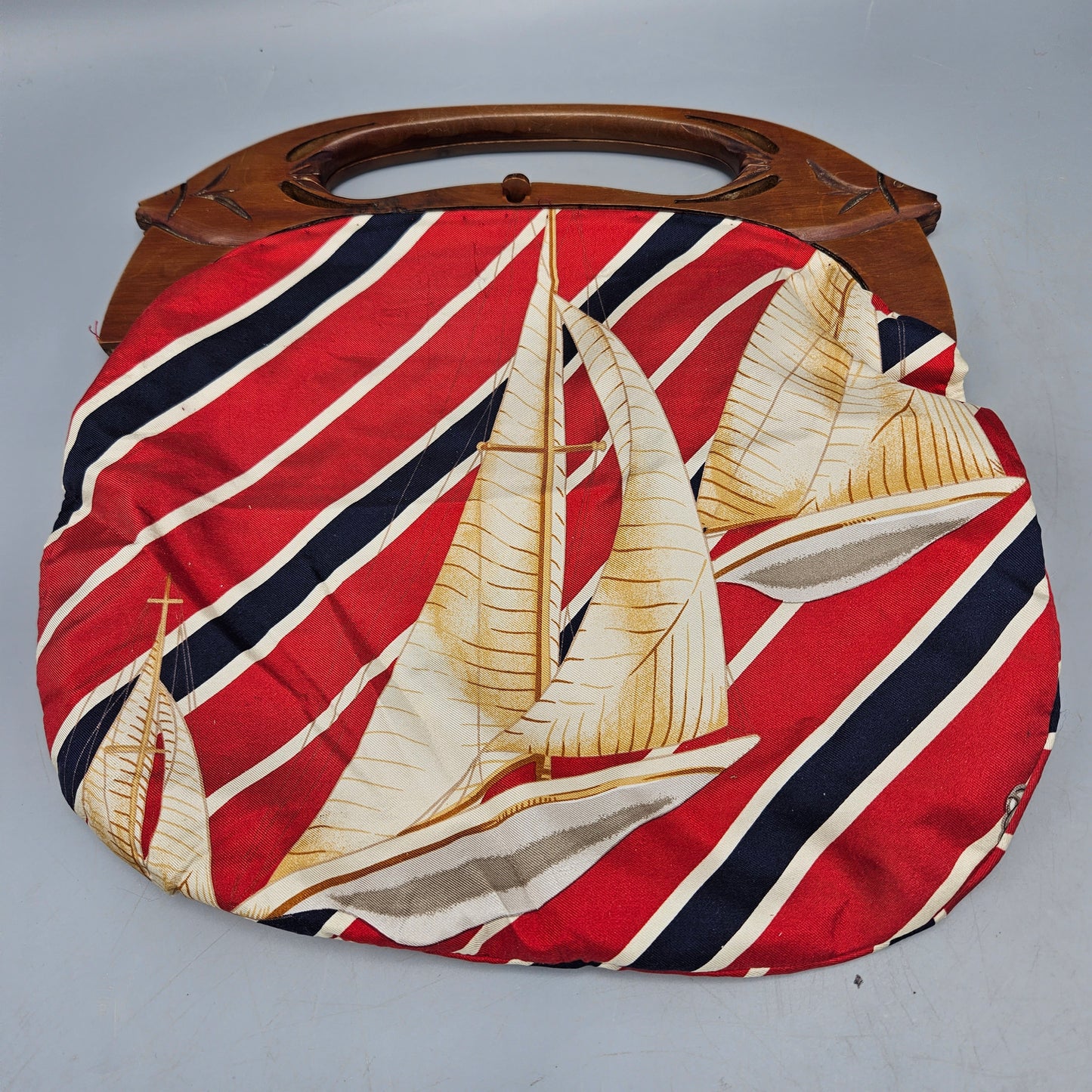 Trimingham Brothers Bermuda Wood and Silk Purse