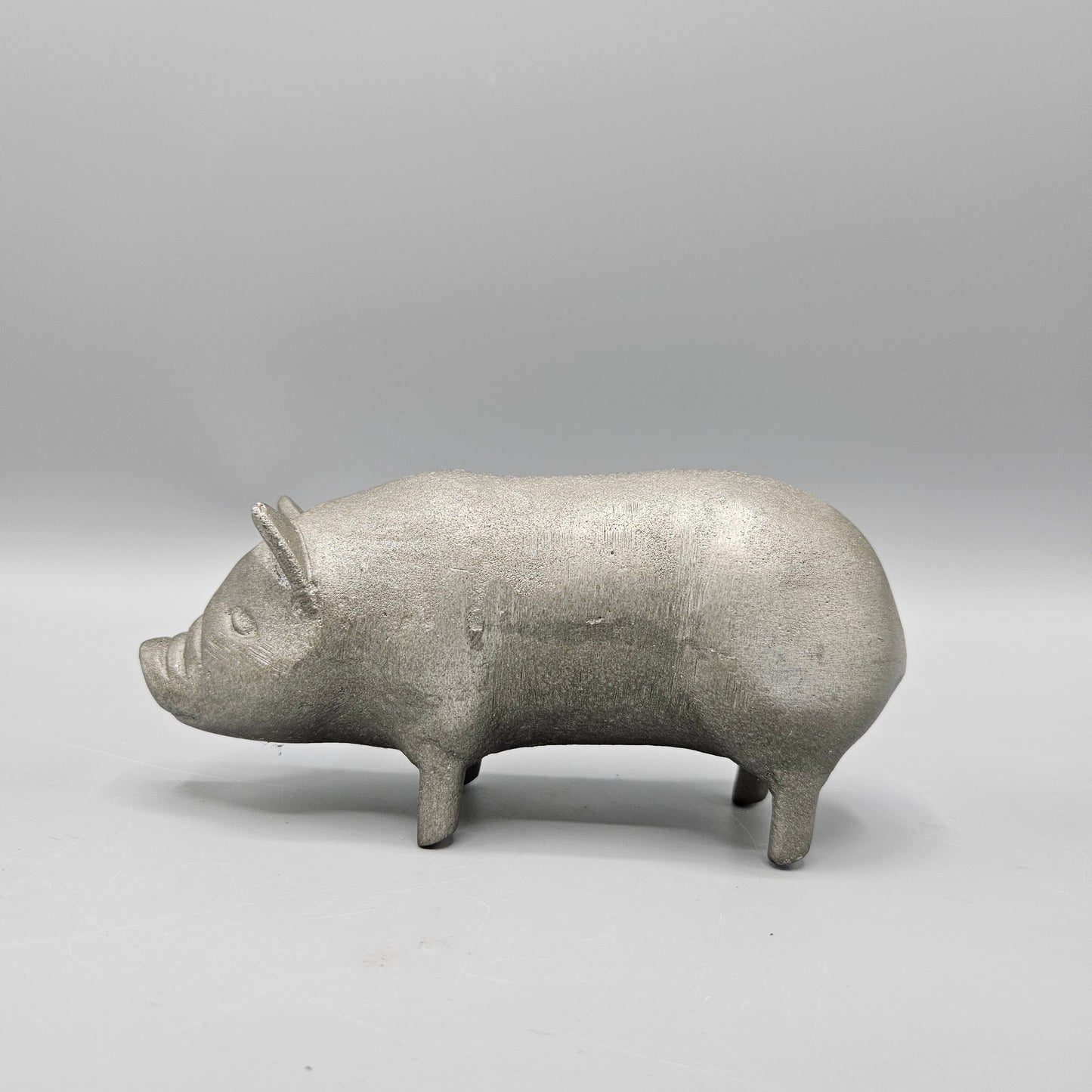 Cast Iron Pig Figurine