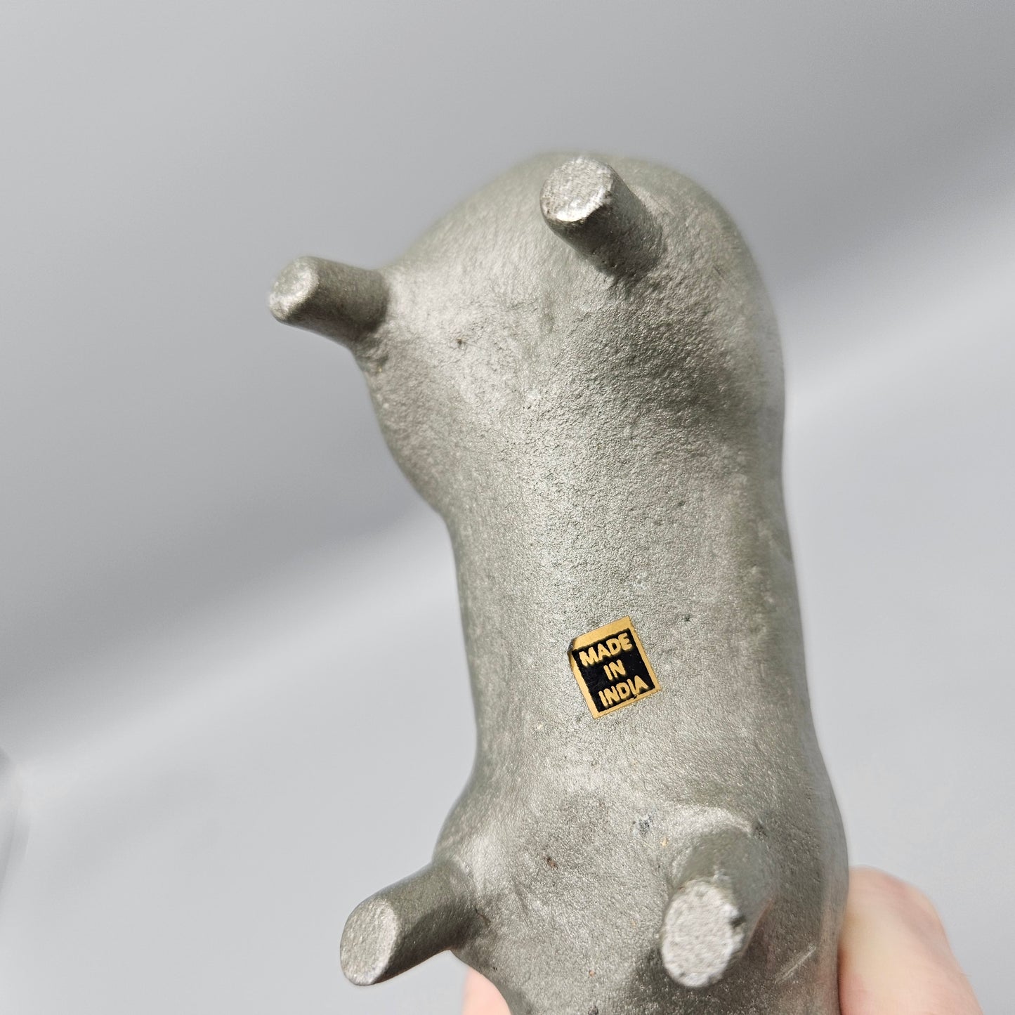 Cast Iron Pig Figurine