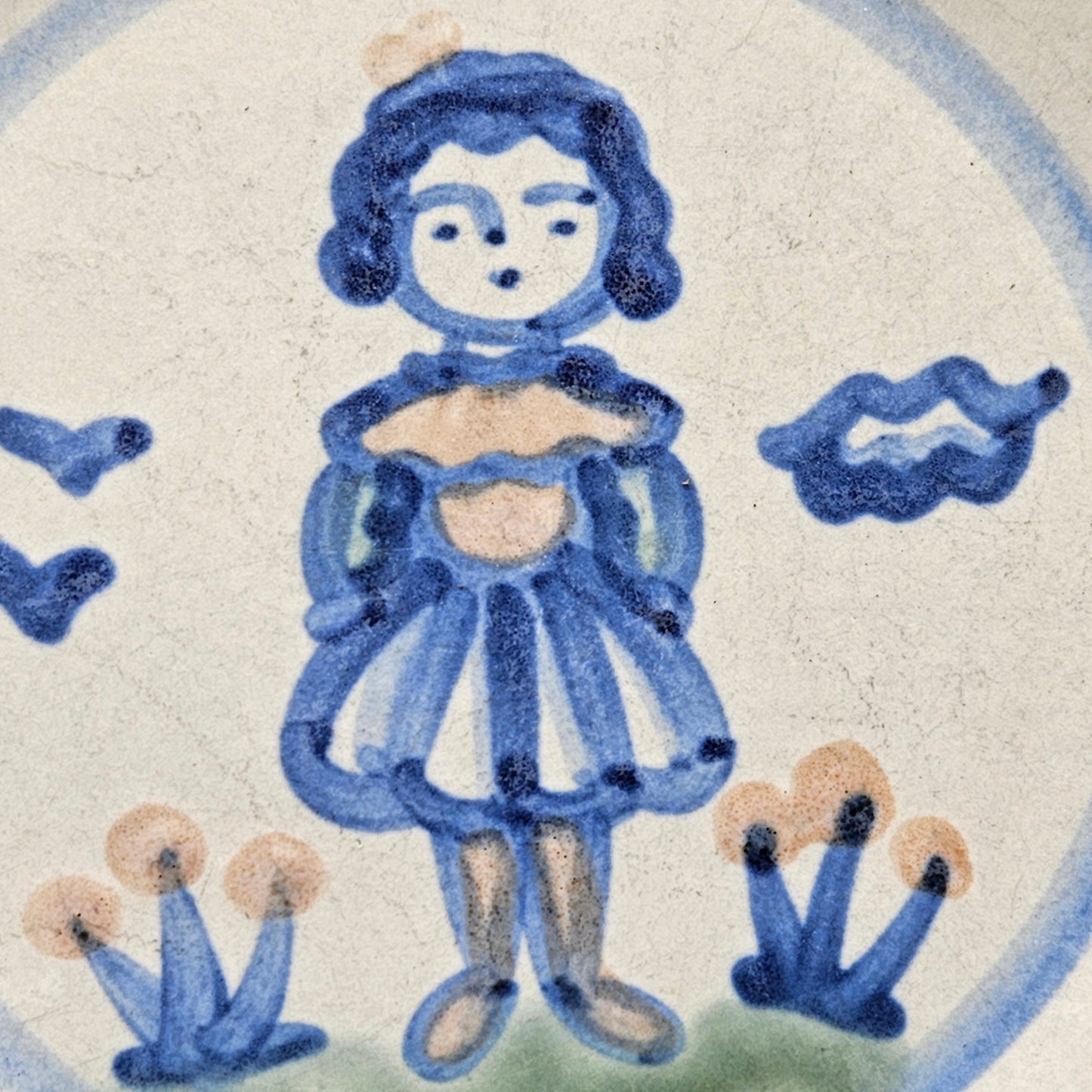 MA Hadley Country Scene Wife Plate