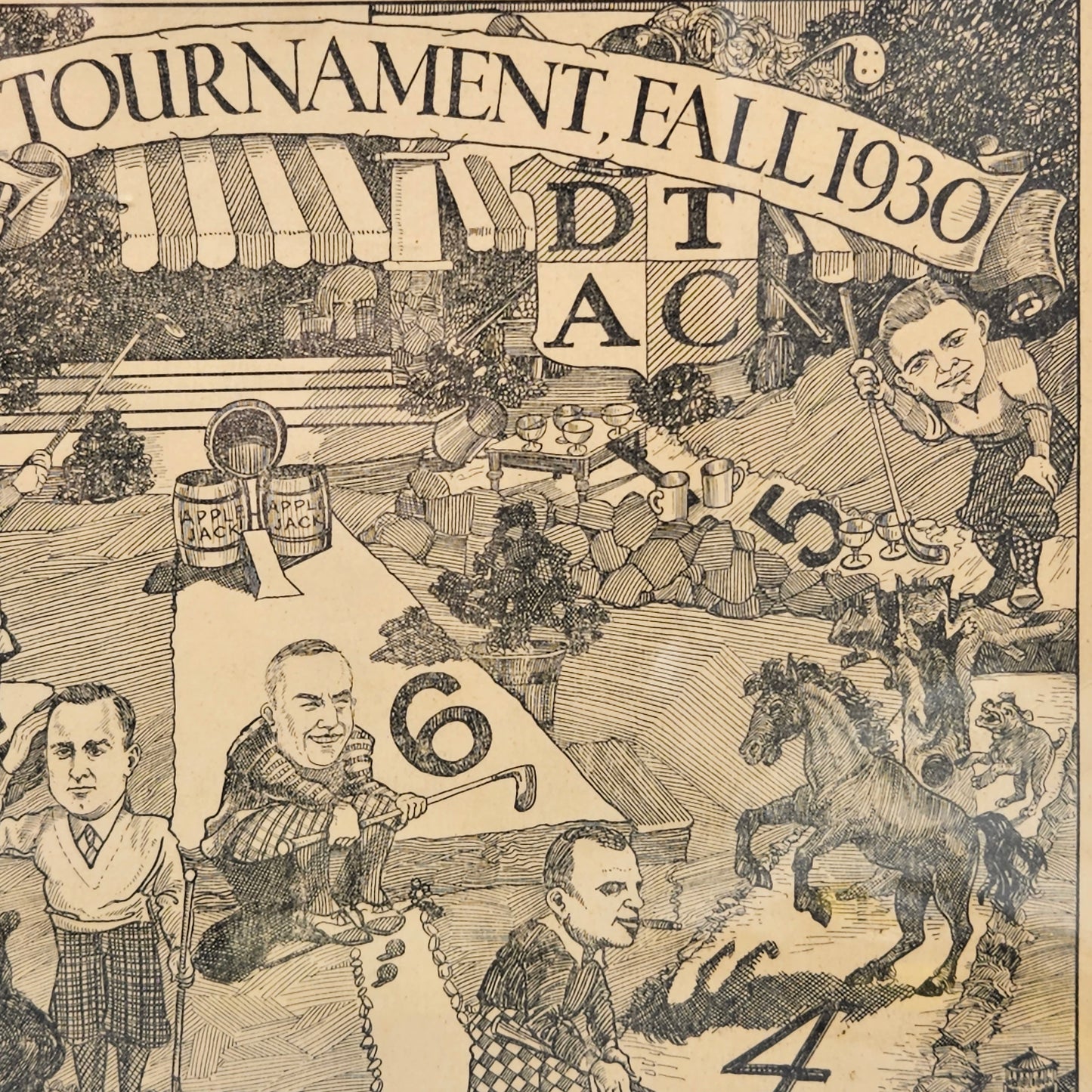 "Pee Westers' Tom Thumb Tourament Fall 1930" Frame Print