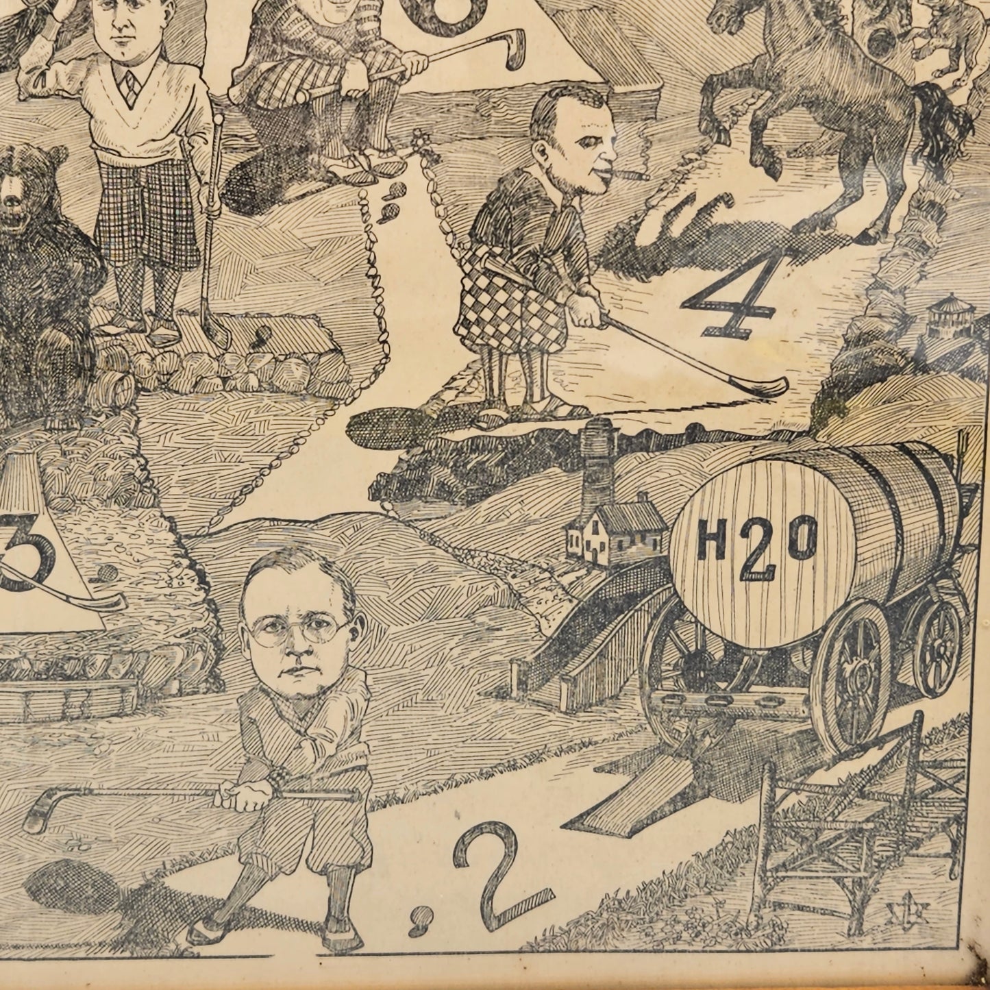 "Pee Westers' Tom Thumb Tourament Fall 1930" Frame Print