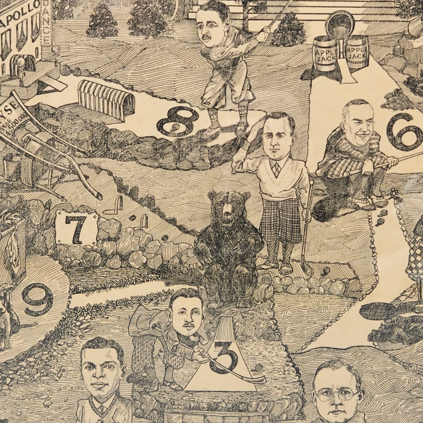 "Pee Westers' Tom Thumb Tourament Fall 1930" Frame Print