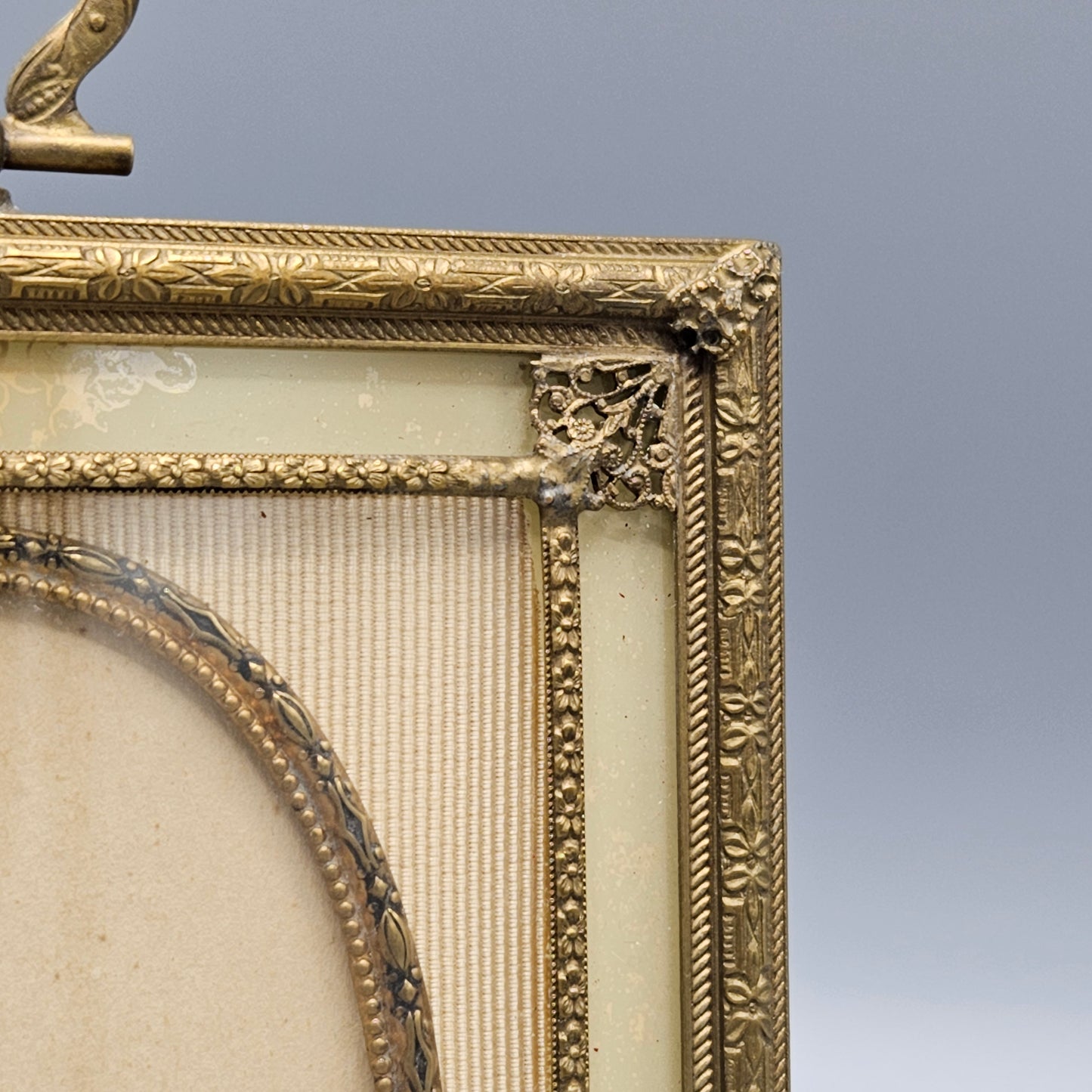French Omalu Bronze Picture Frame