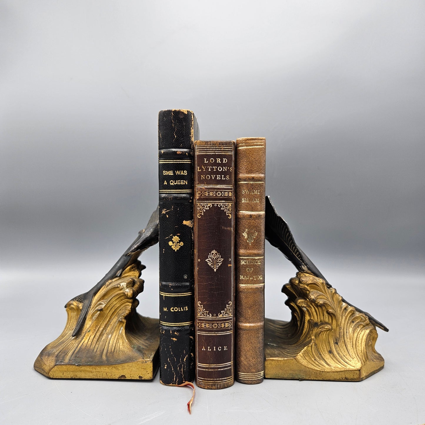 Pair Jennings Brothers Sailfish Bookends