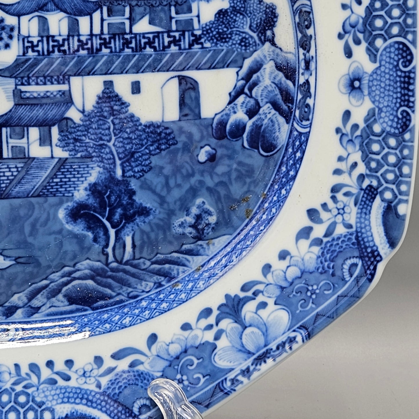 Mottahedeh Porcelain for Historic Charleston Blue Canton Export Style Platter