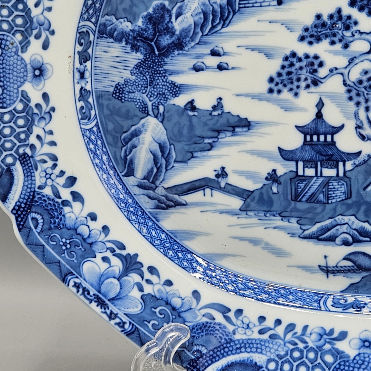 Mottahedeh Porcelain for Historic Charleston Blue Canton Export Style Platter