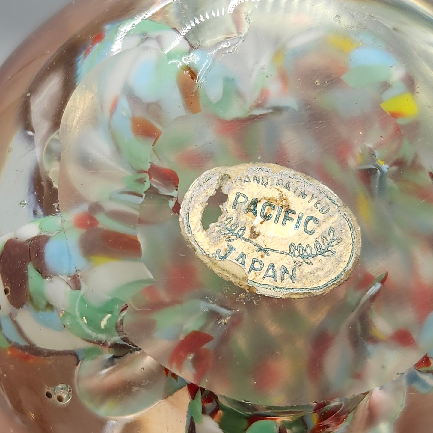Vintage Japanese Art Glass Paperweight