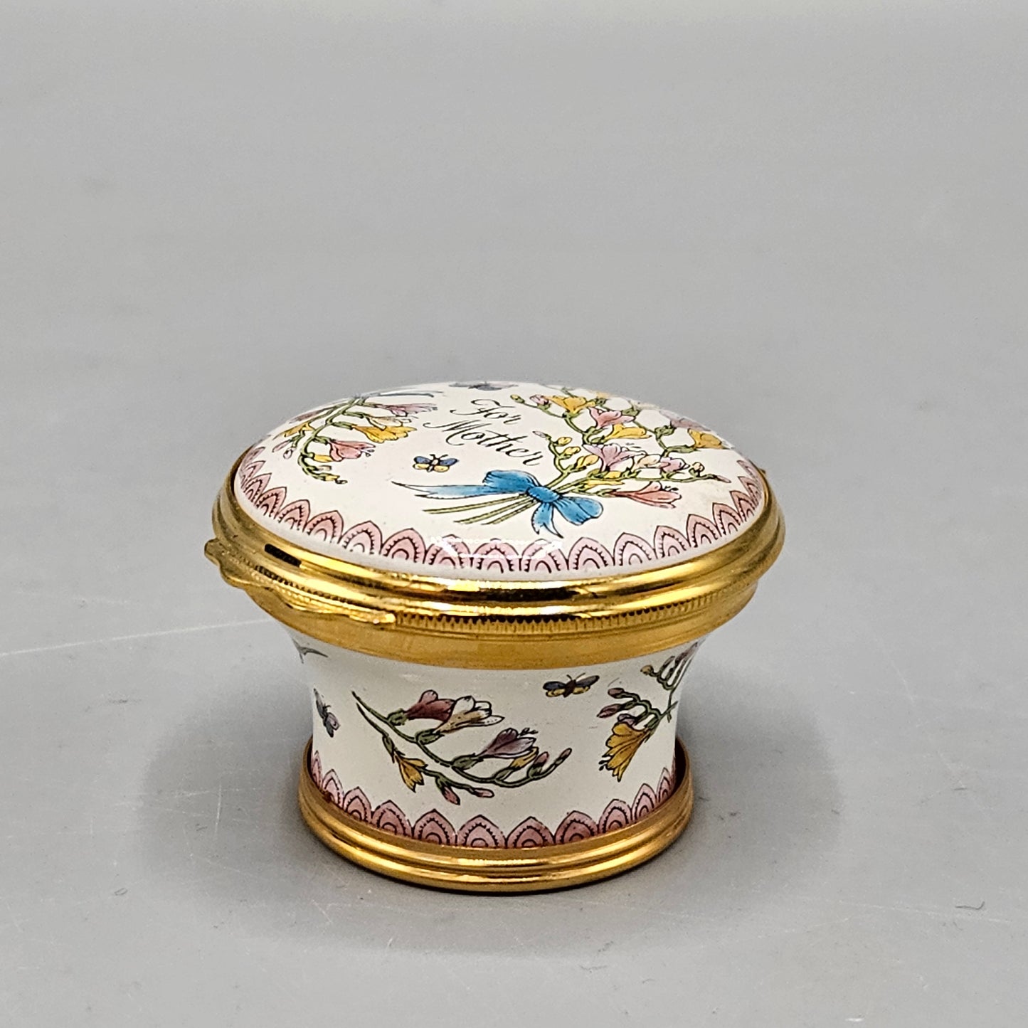 1985 Halcyon Days Enamel "For Mother" Box