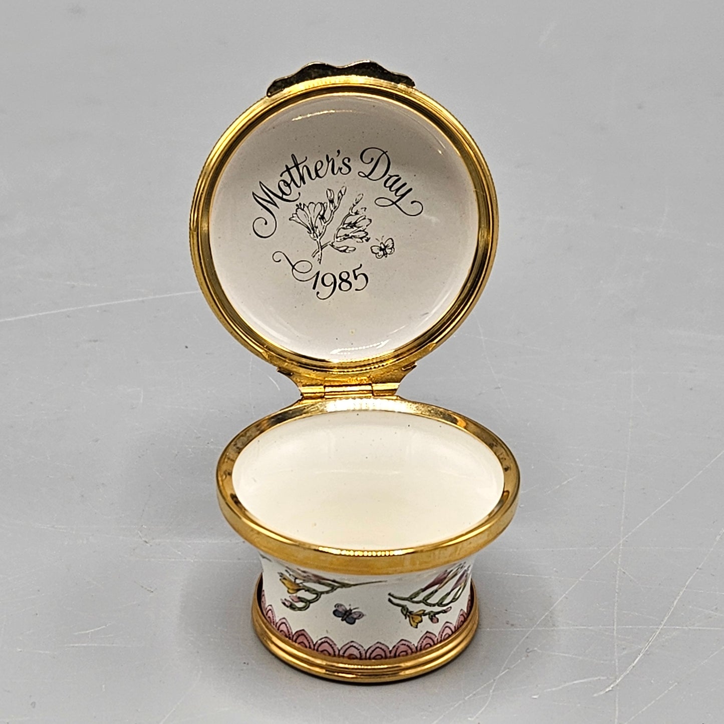 1985 Halcyon Days Enamel "For Mother" Box