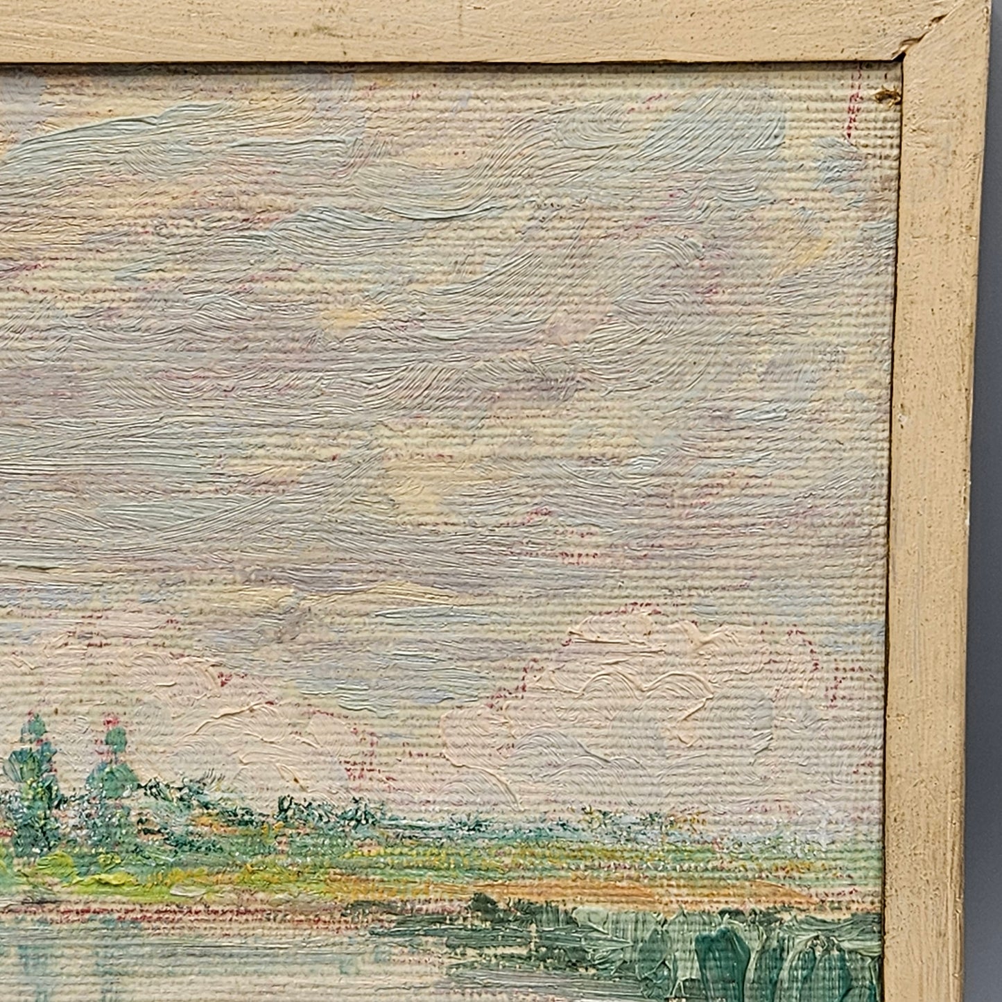 John Henry Ramm (1879-1948) Oil on Board California Scene - Boats on Water