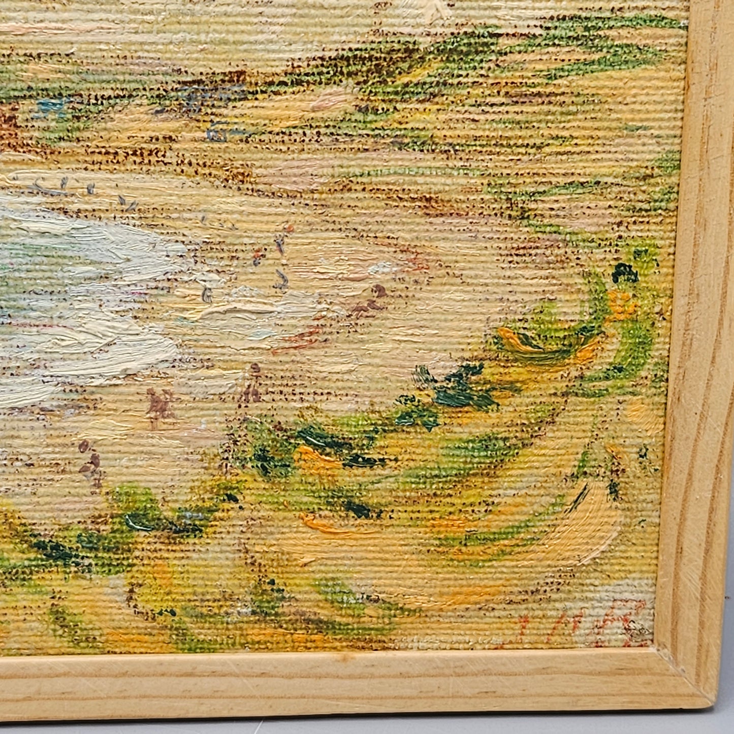 John Henry Ramm (1879-1948) Oil on Board "The Gate and Breaker's Beach"