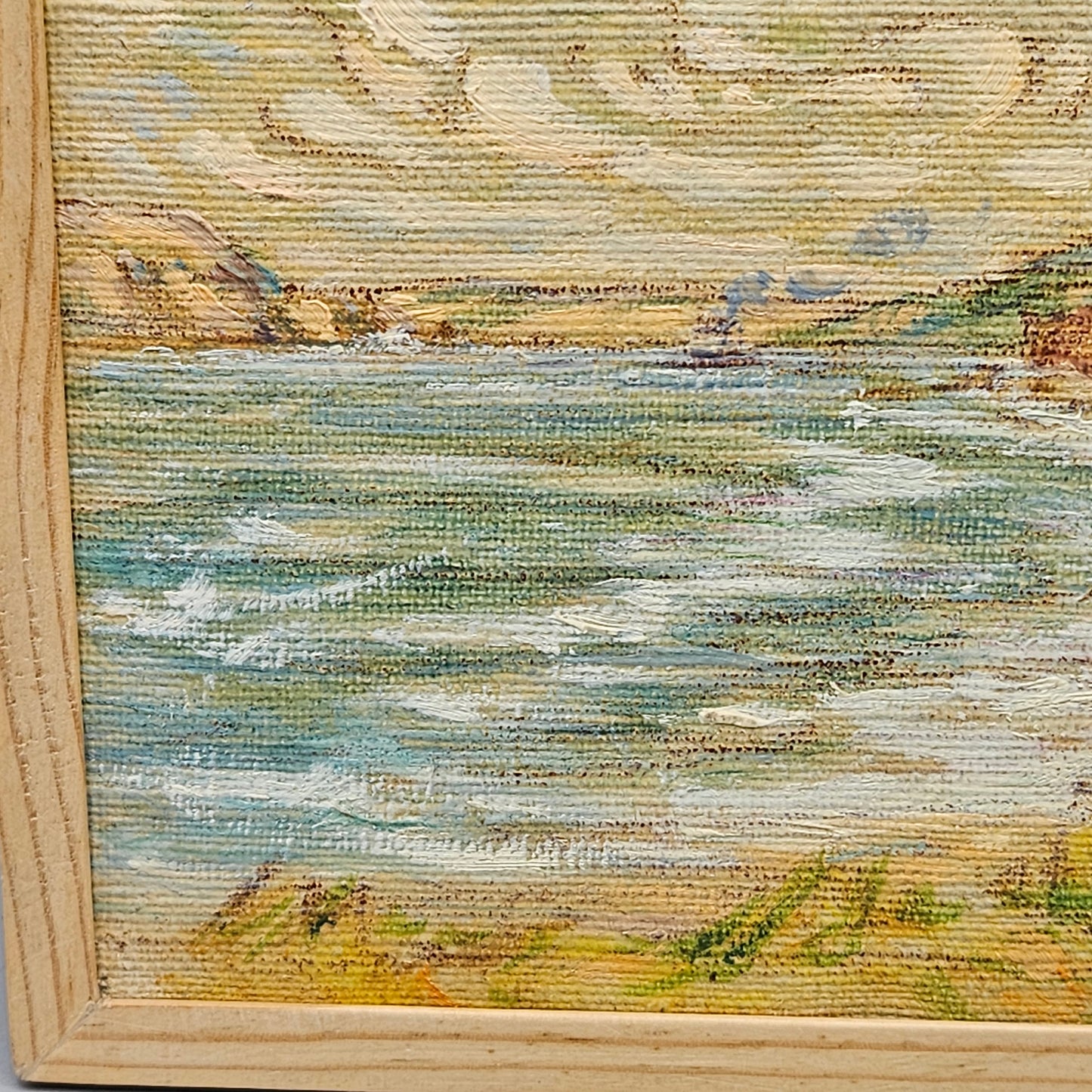 John Henry Ramm (1879-1948) Oil on Board "The Gate and Breaker's Beach"