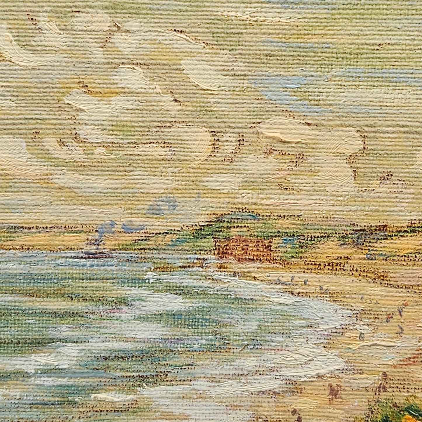 John Henry Ramm (1879-1948) Oil on Board "The Gate and Breaker's Beach"