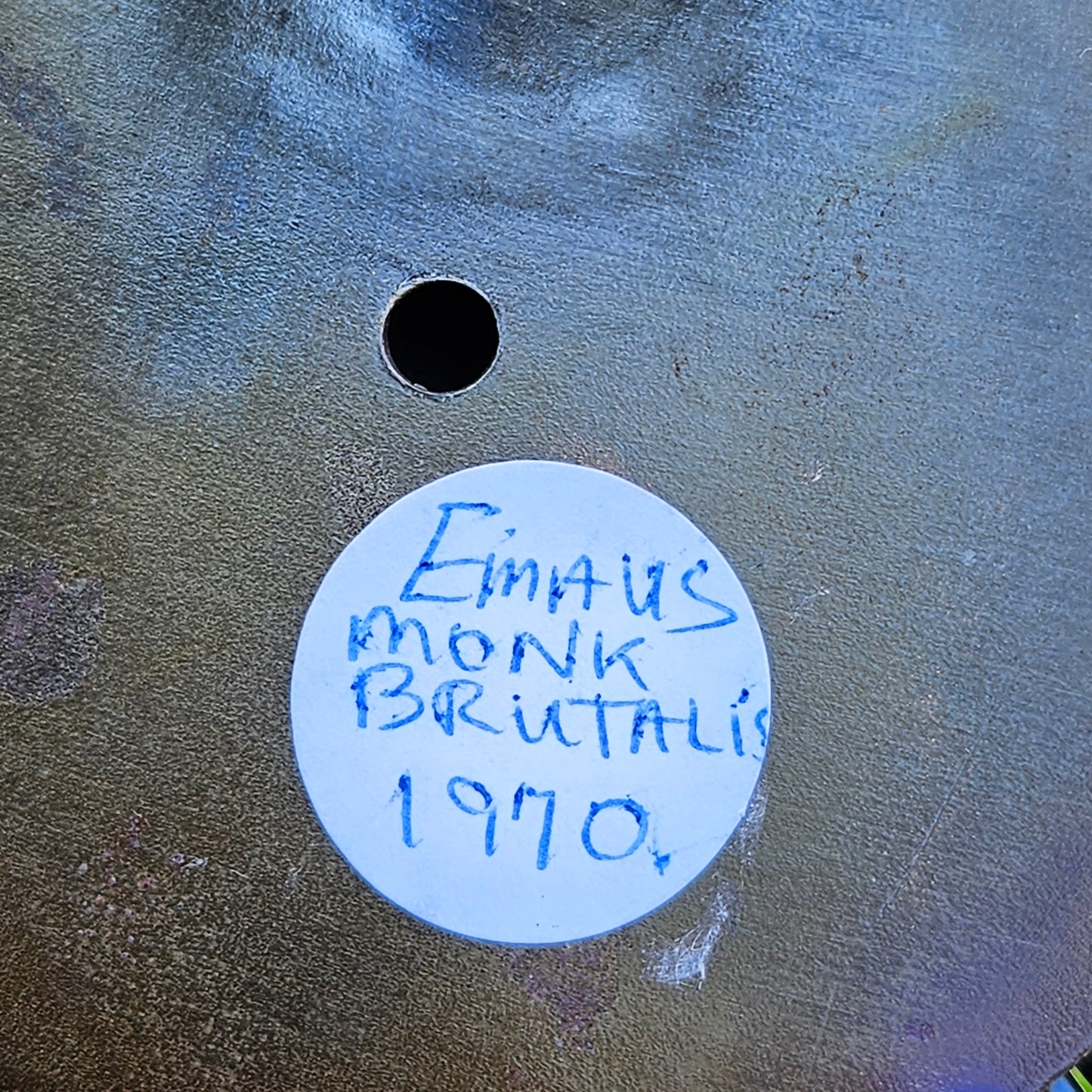 Emaus Monk Cut and Welded Sun Sculpture