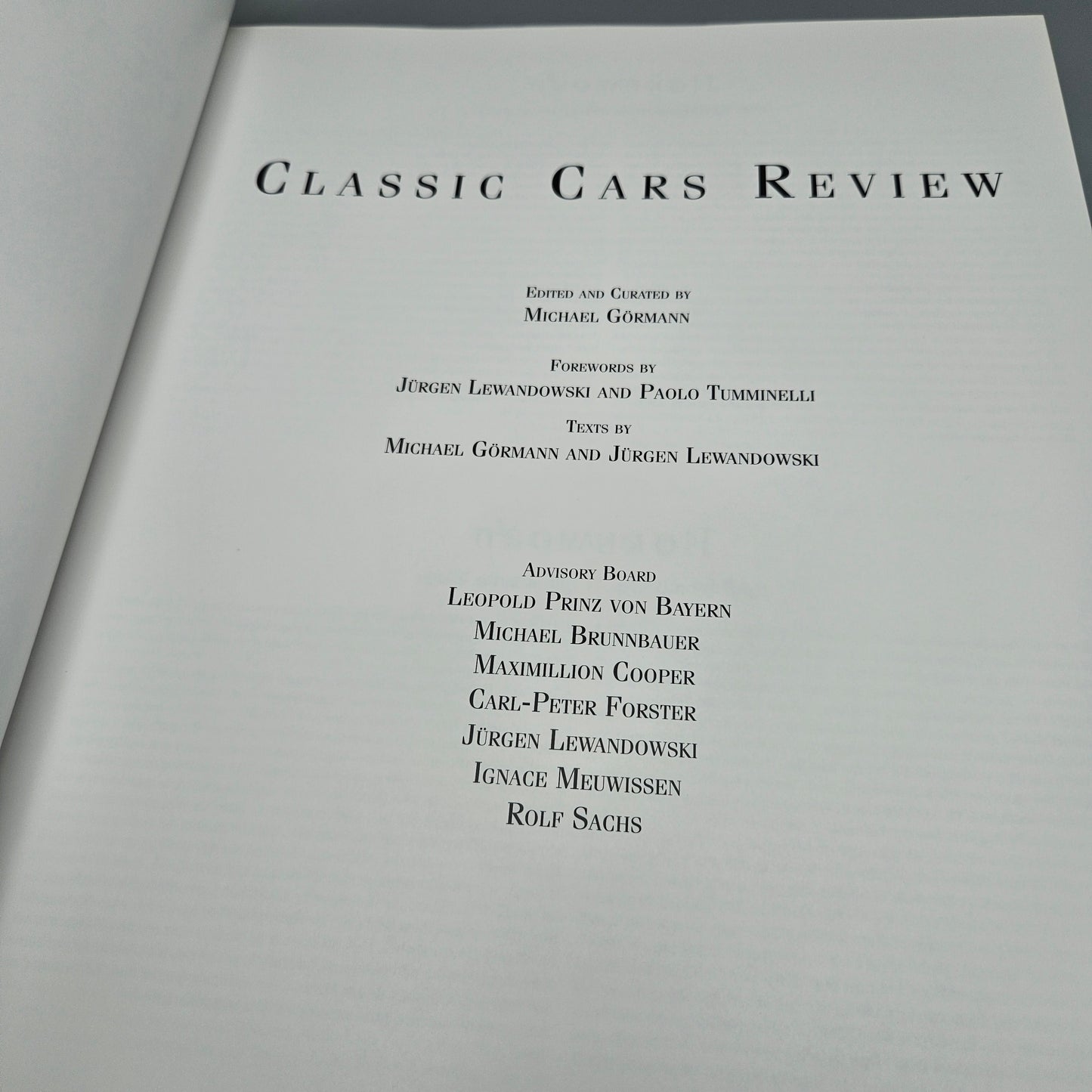 Michael Gormann "Classic Cars Review"
