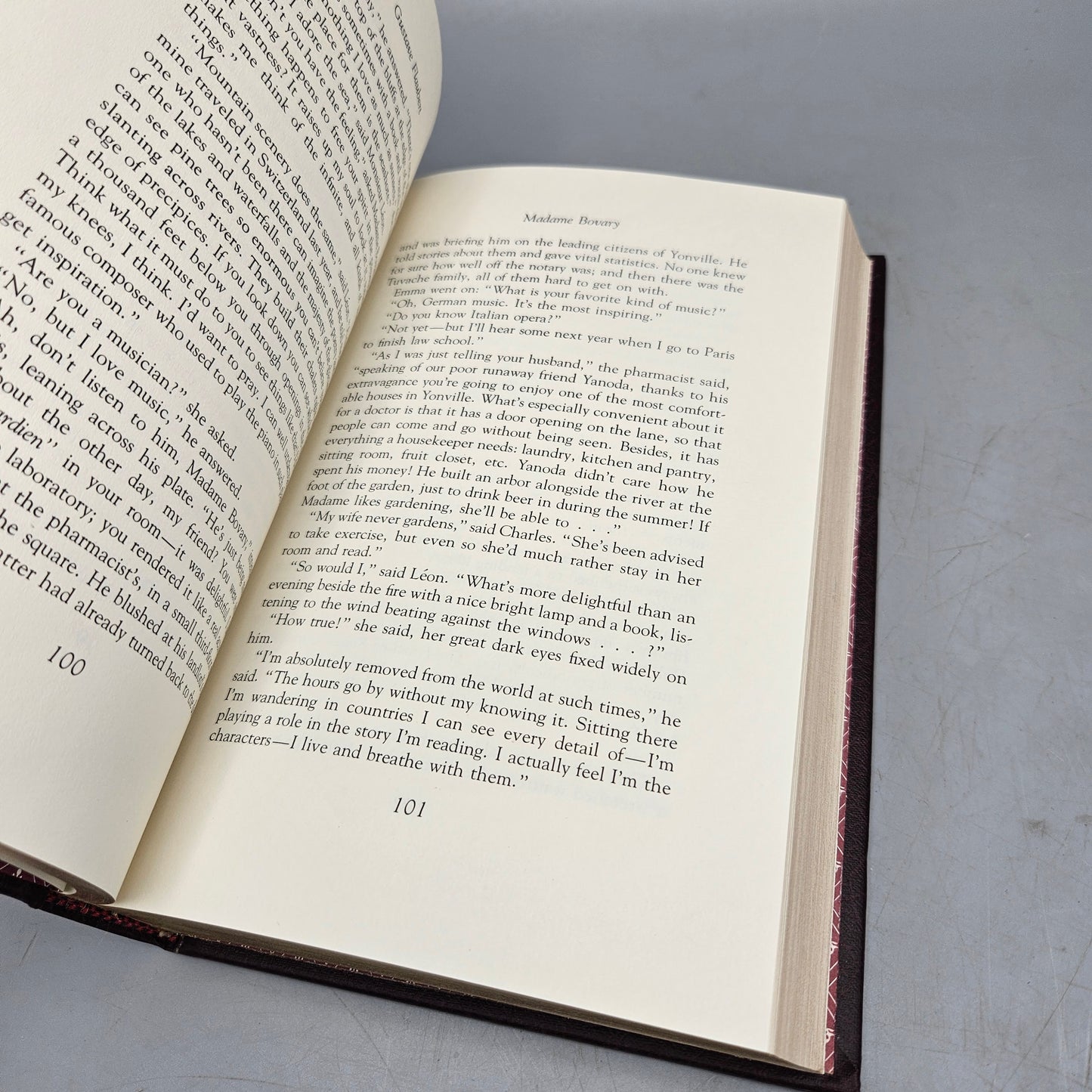 Leatherbound Book - Gustave Flaubert "Madame Bovary" Franklin Library