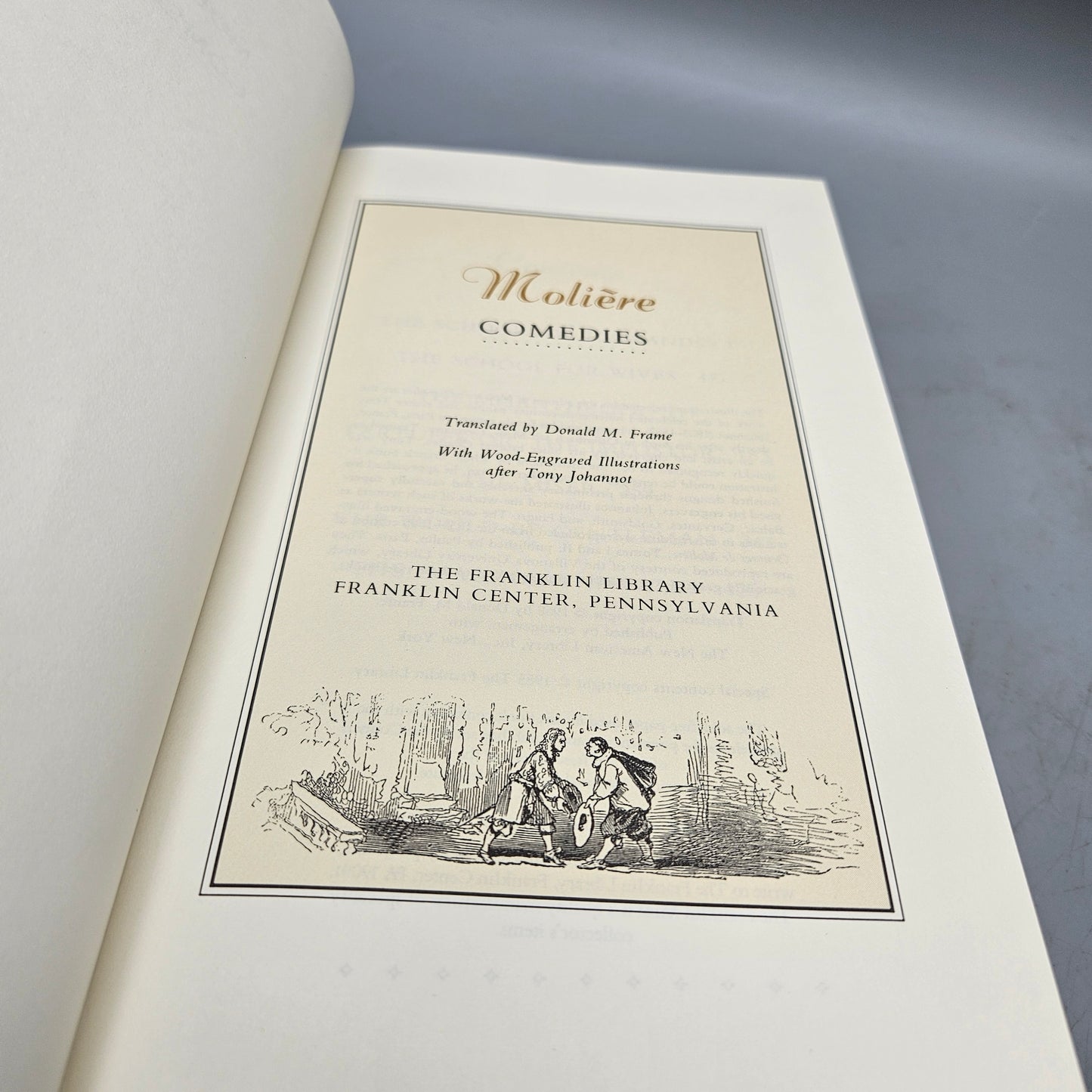 Leatherbound Book - Moliere "Comedies" Franklin Library