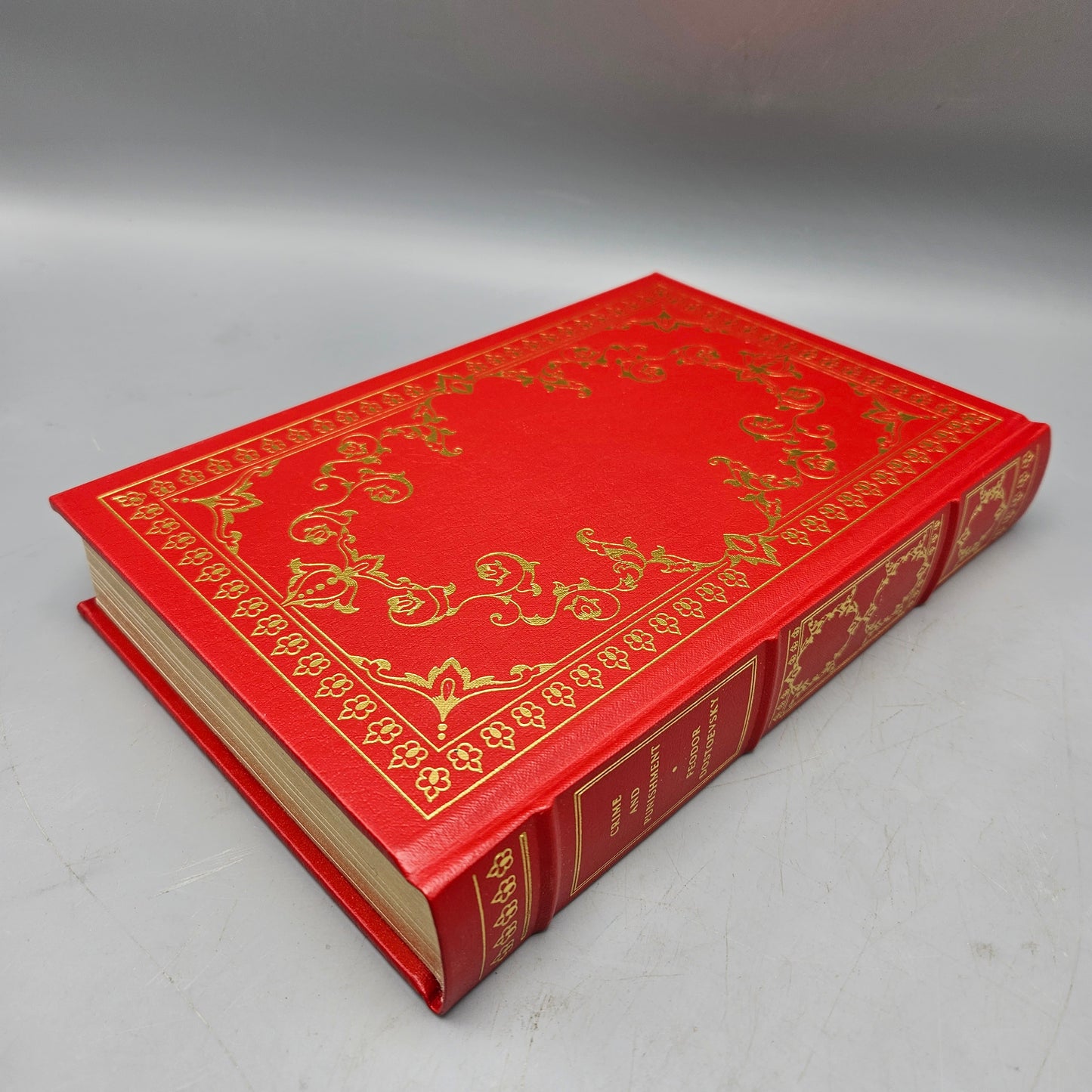 Leatherbound Book - Dostoevsky "Crime and Punishment" Franklin Library
