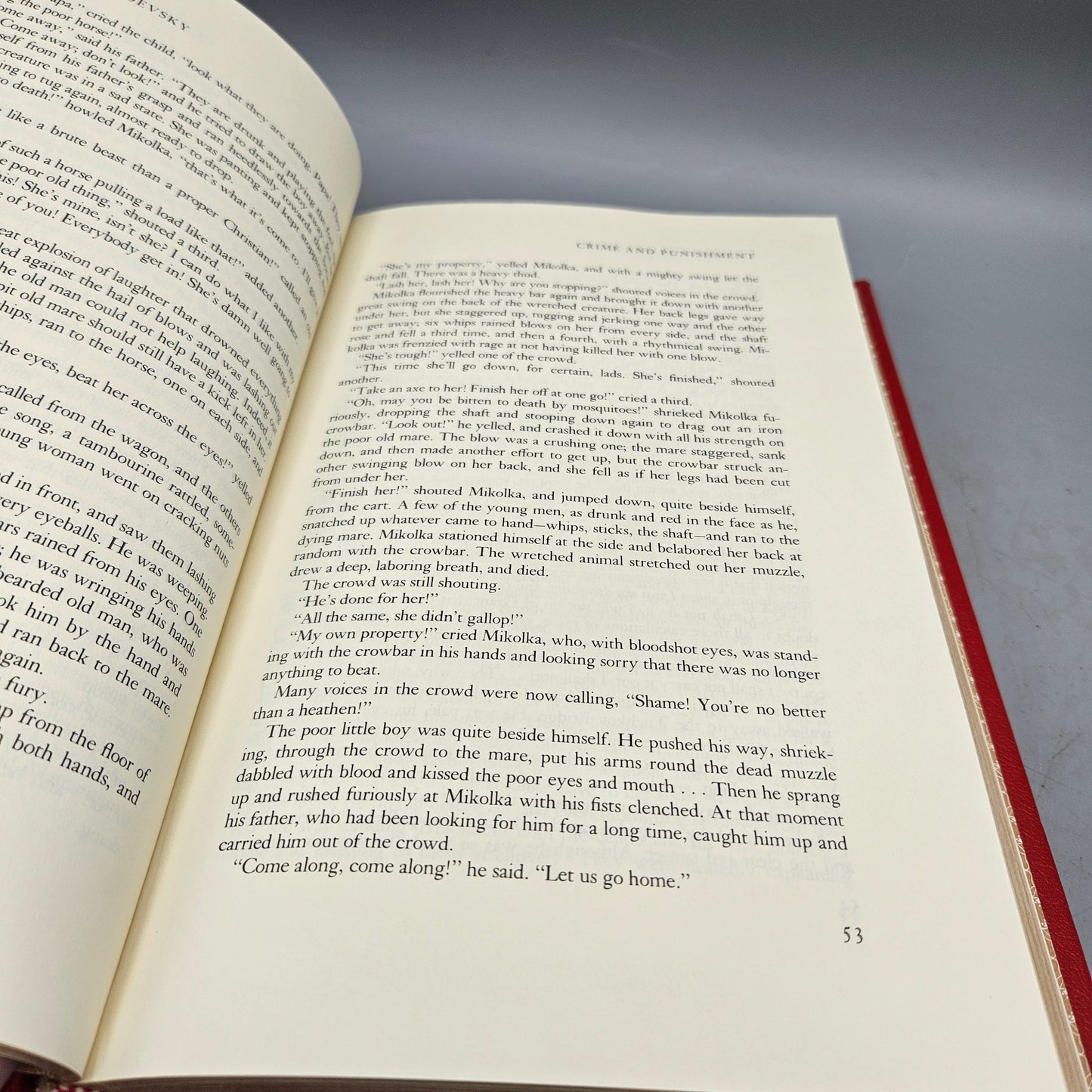 Leatherbound Book - Dostoevsky "Crime and Punishment" Franklin Library