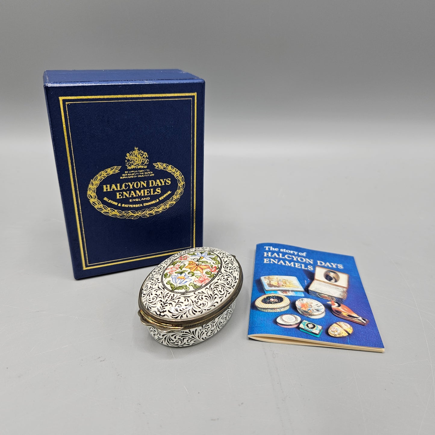 Halcyon Days England Enamel Hull Grundy Collection British Museum Box