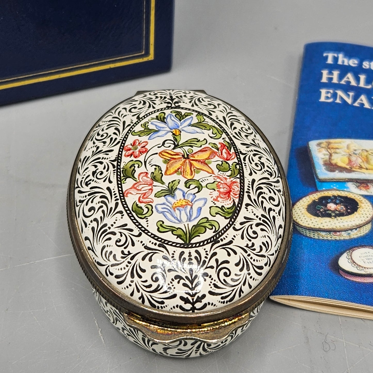 Halcyon Days England Enamel Hull Grundy Collection British Museum Box