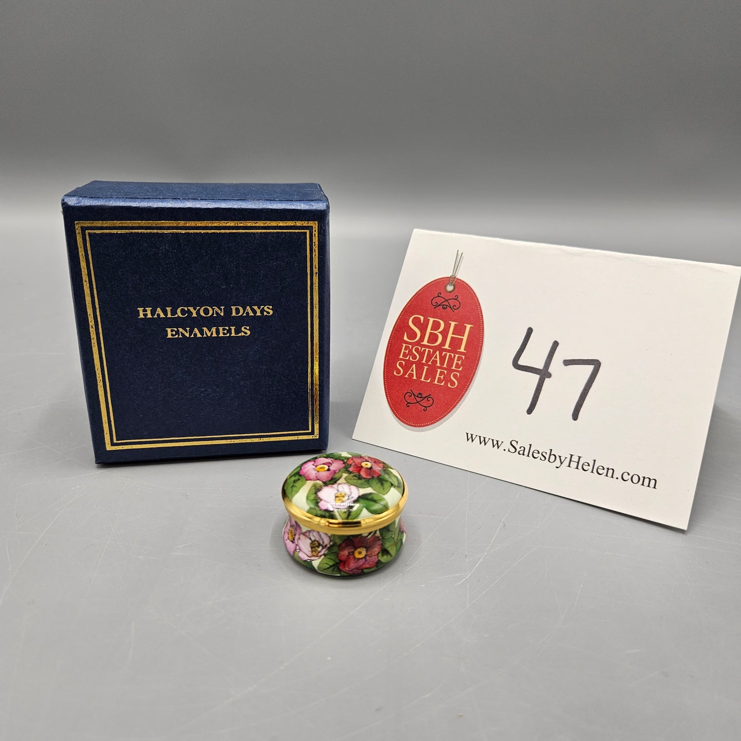 Halcyon Days England Enamel Metropolitan Opera "La Traviata" Box