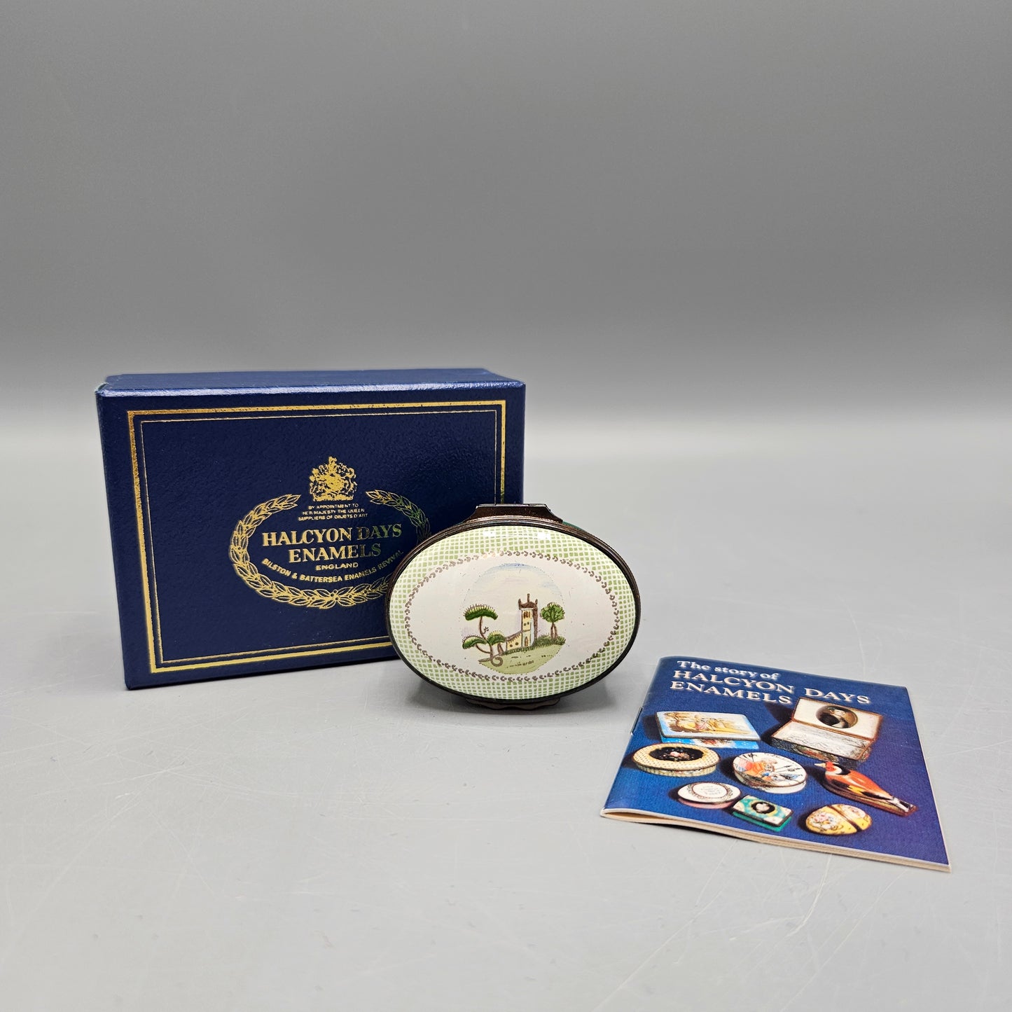Halcyon Days England Enamel British Museum Reproduction Box