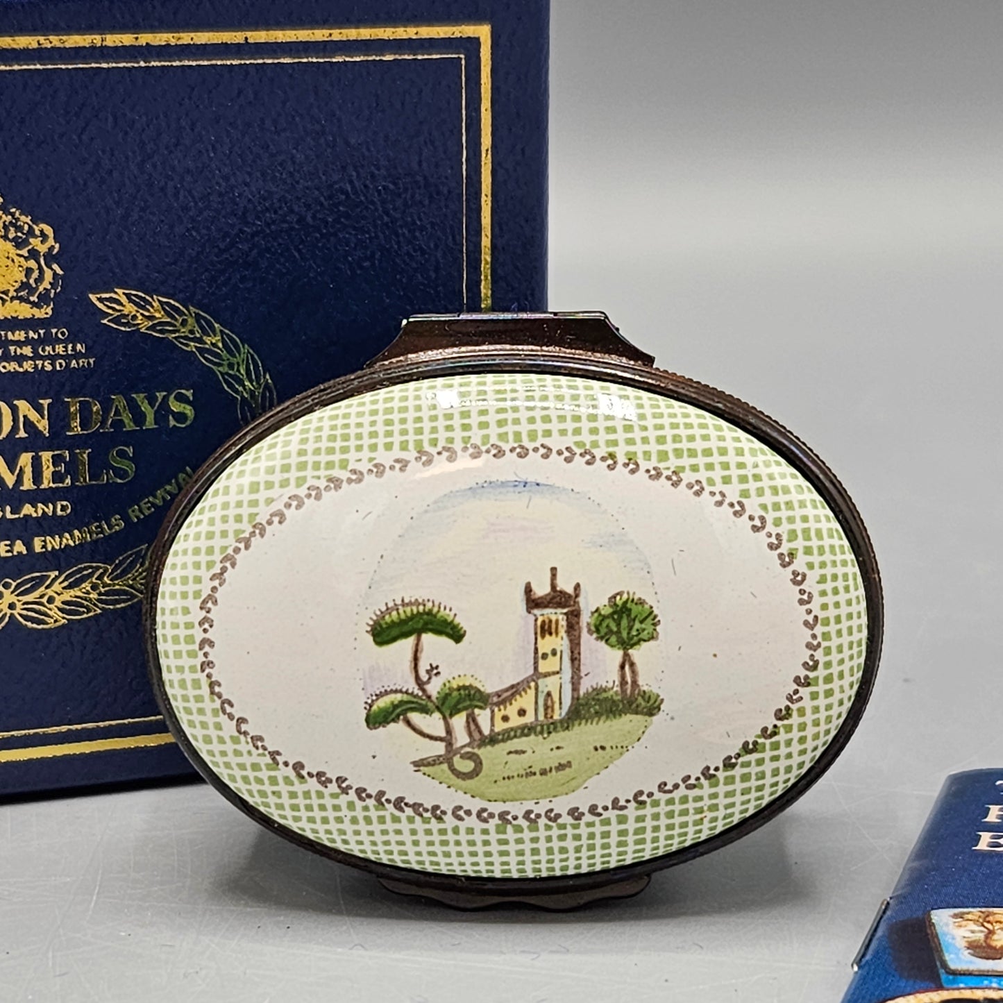 Halcyon Days England Enamel British Museum Reproduction Box
