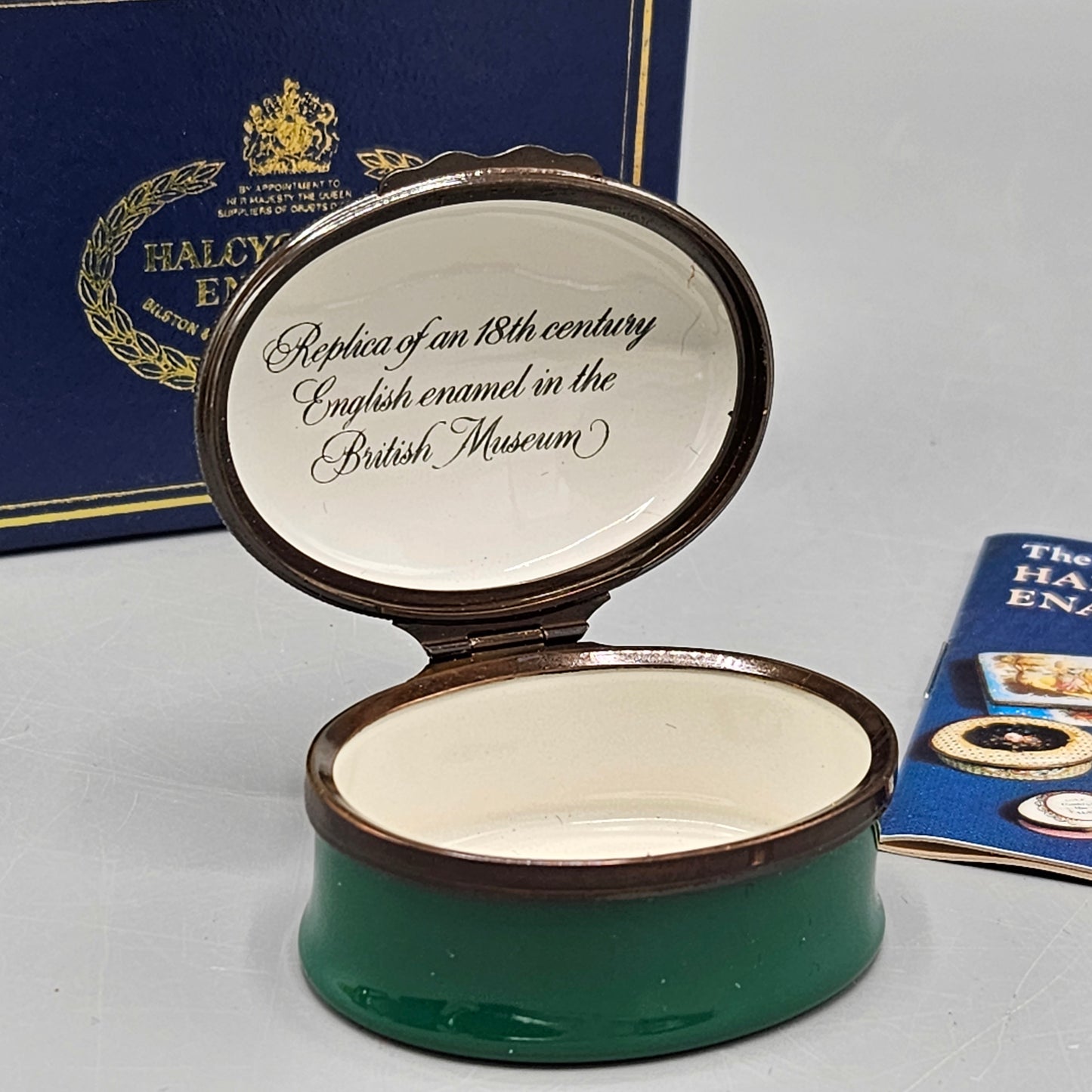 Halcyon Days England Enamel British Museum Reproduction Box