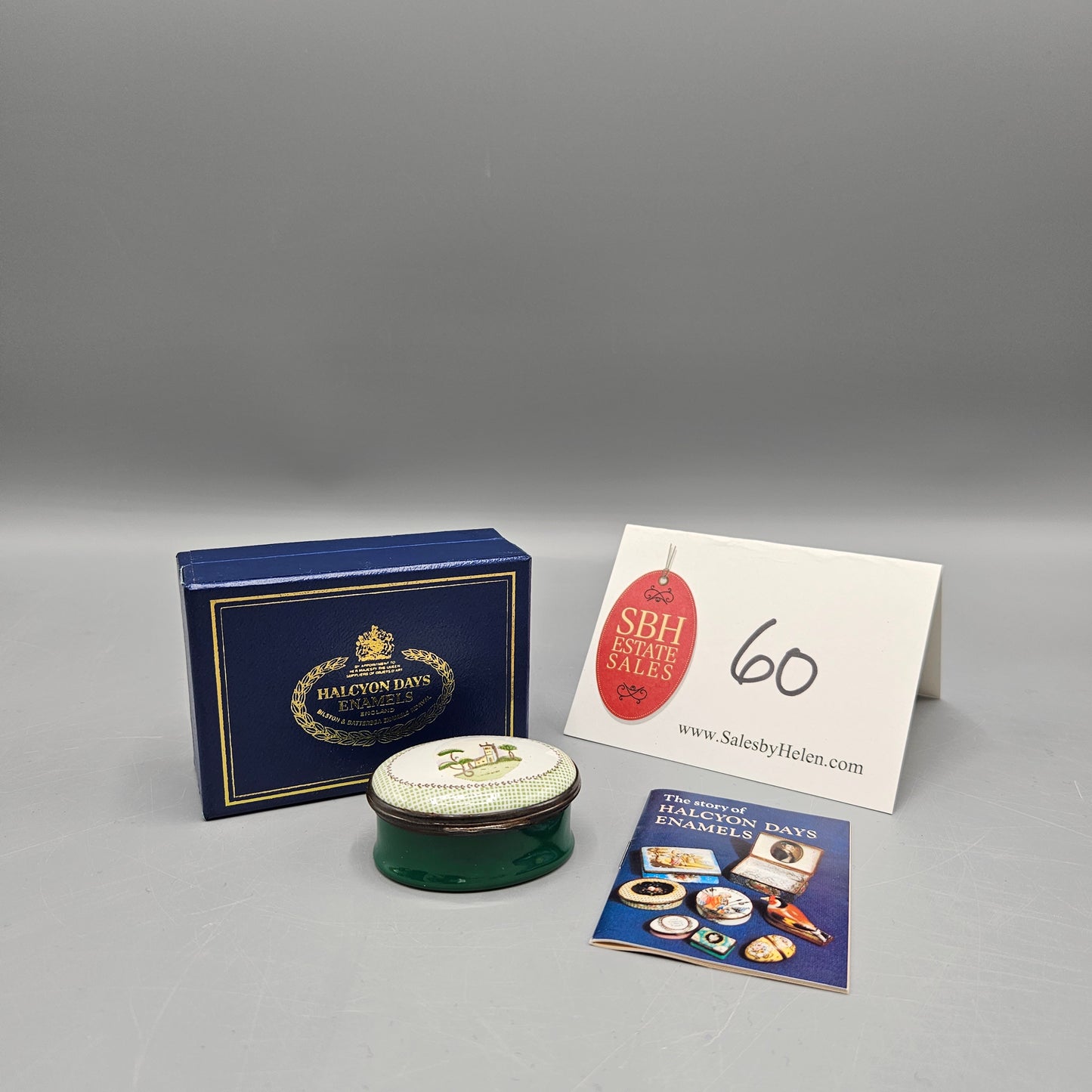Halcyon Days England Enamel British Museum Reproduction Box