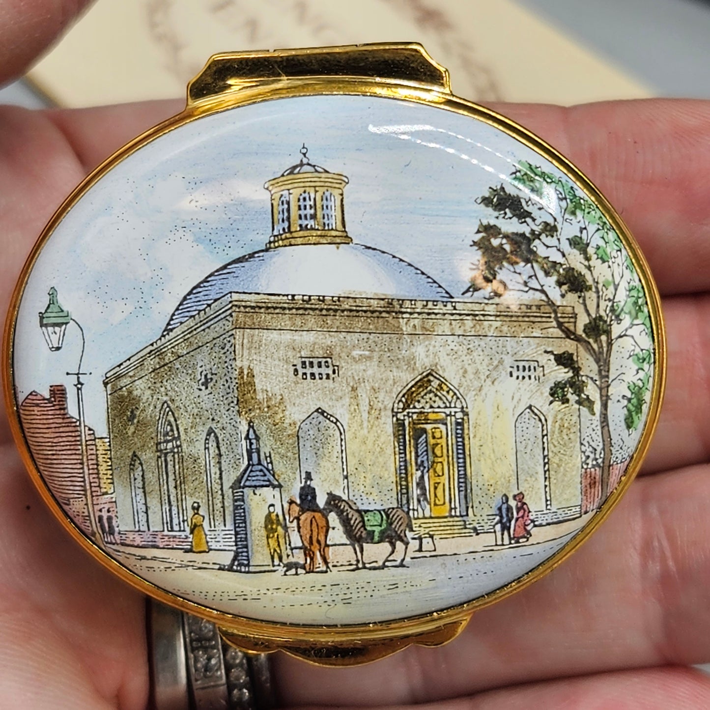 Crummles Enamel England Bailey Banks & Biddle - Academy of Fine Arts Box