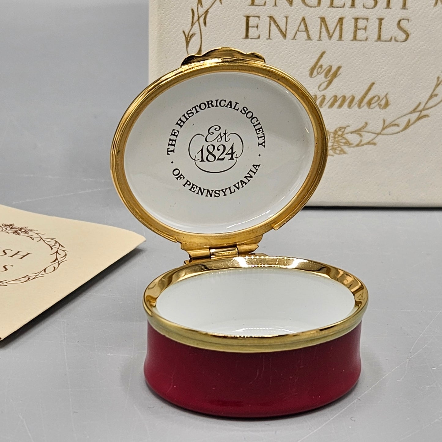 Crummles Enamel England Bailey Banks & Biddle - Historical Society of Pennsylvania Box