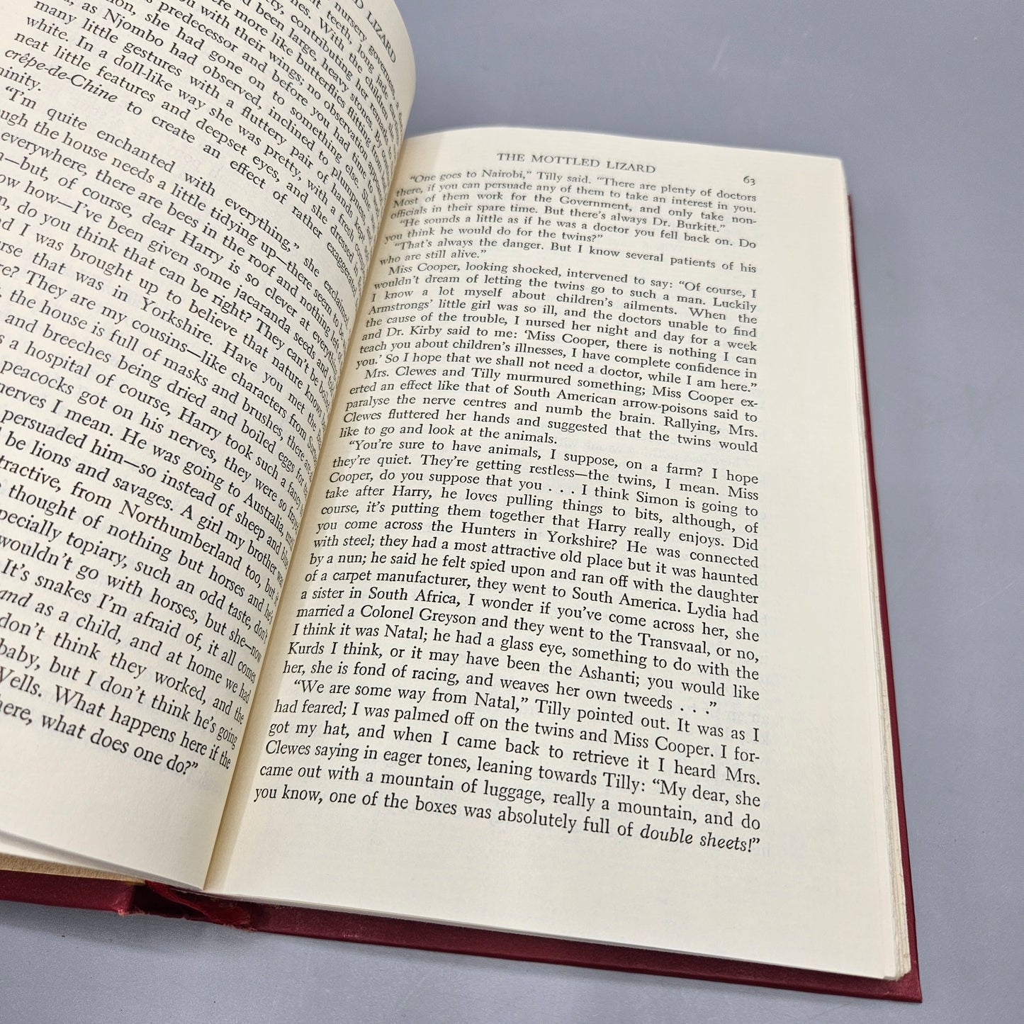 Elspeth Huxley "The Mottled Lizard" International Collectors Library
