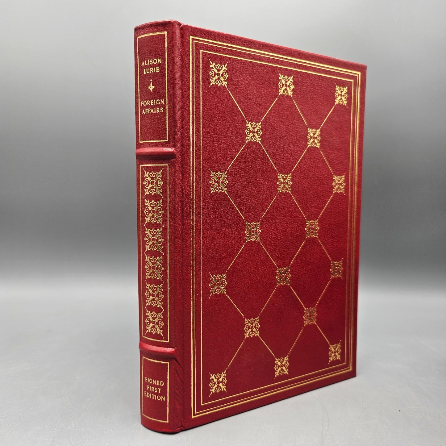 Leatherbound Book - Alison Lurie "Foreign Affairs" Signed First Edition Franklin Library