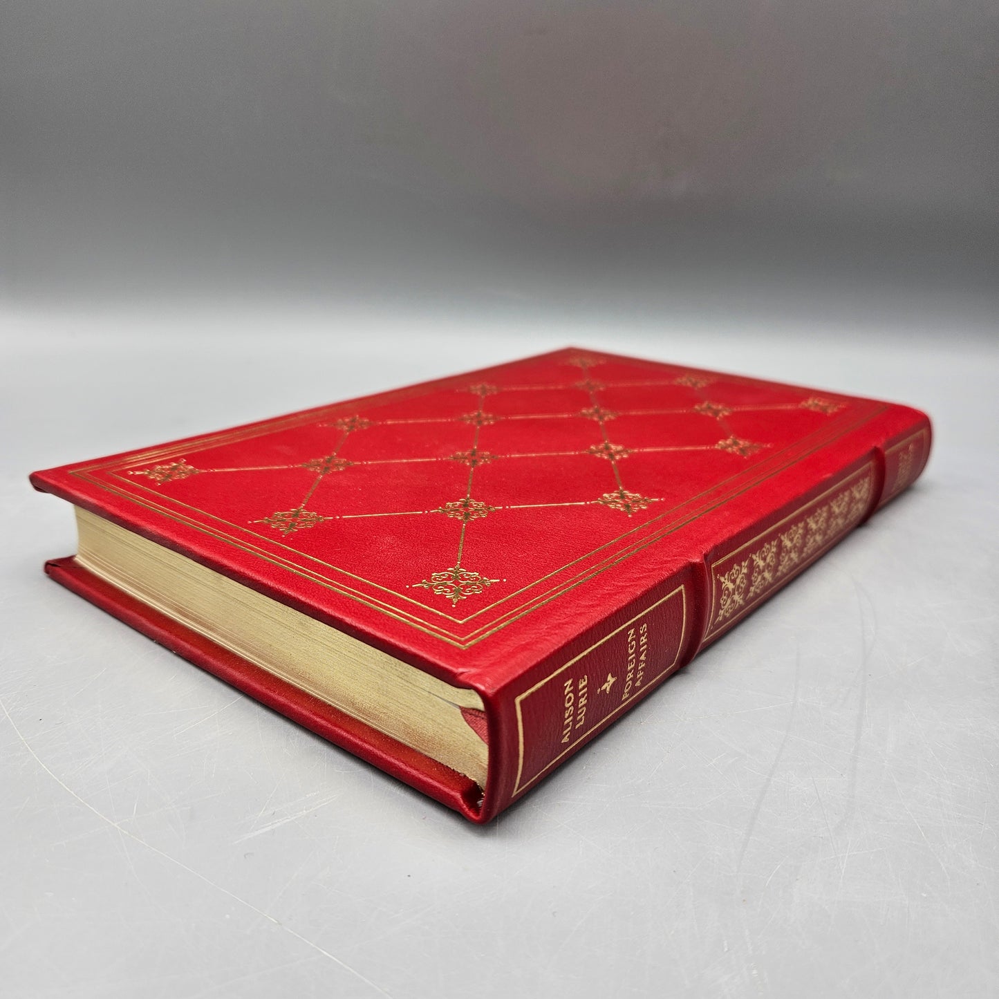 Leatherbound Book - Alison Lurie "Foreign Affairs" Signed First Edition Franklin Library