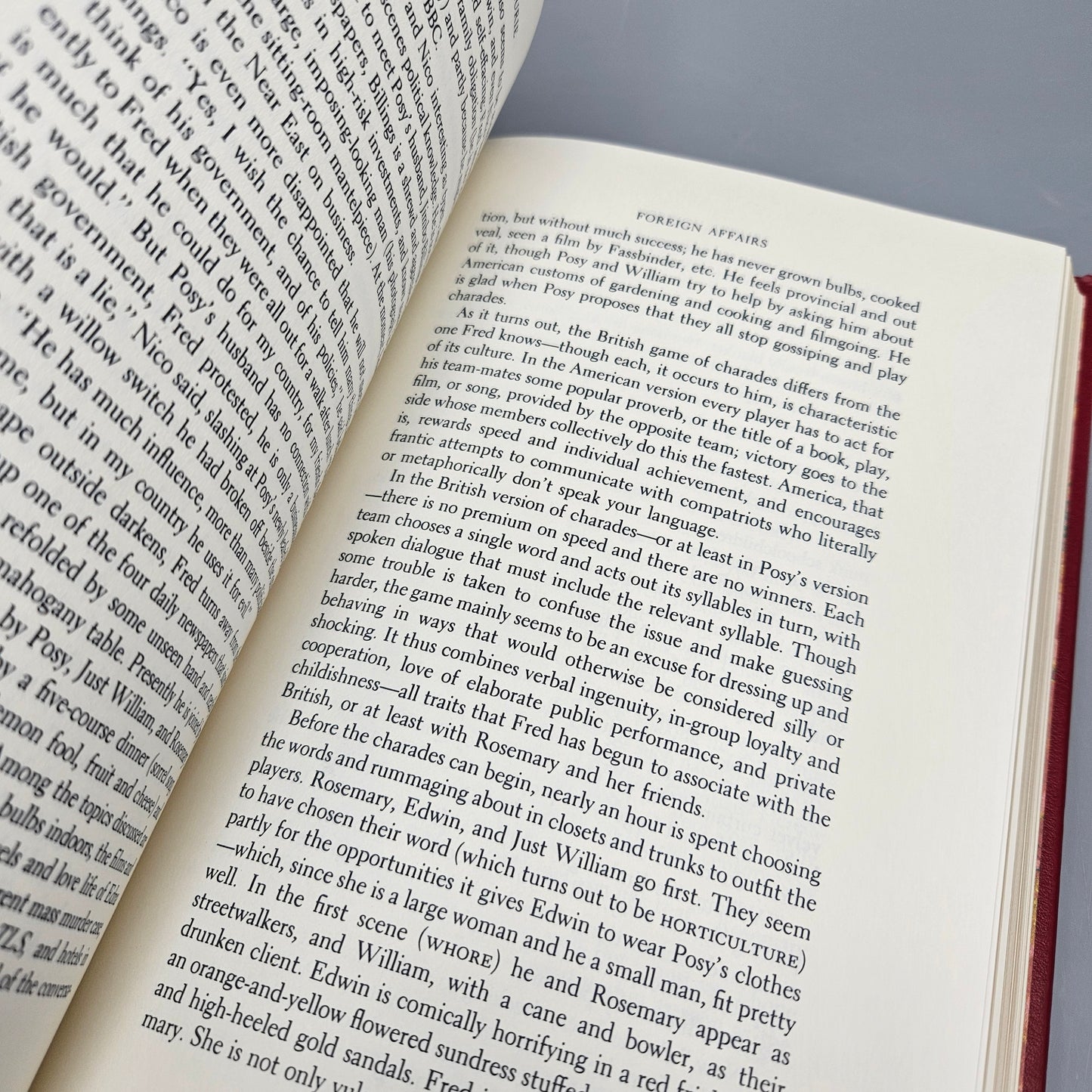 Leatherbound Book - Alison Lurie "Foreign Affairs" Signed First Edition Franklin Library
