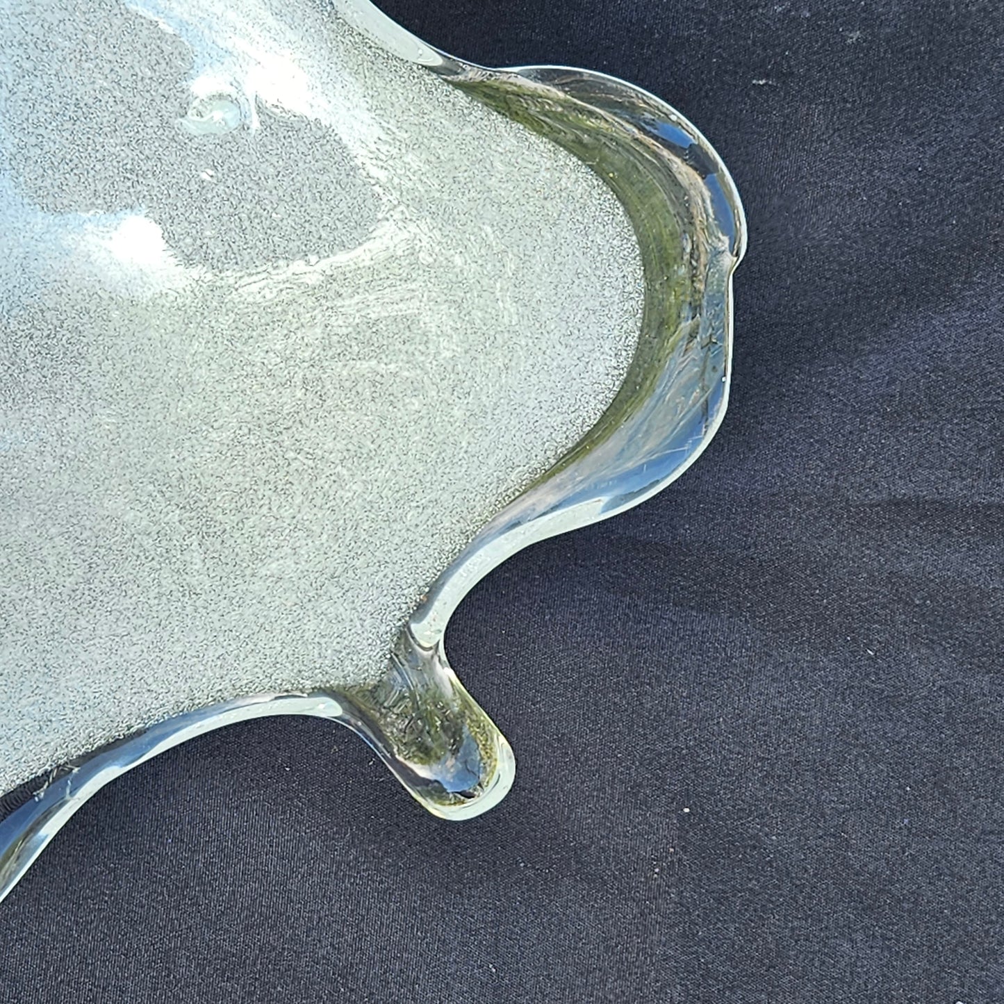 Pair Balboa Somerso Italian Glass Bowls