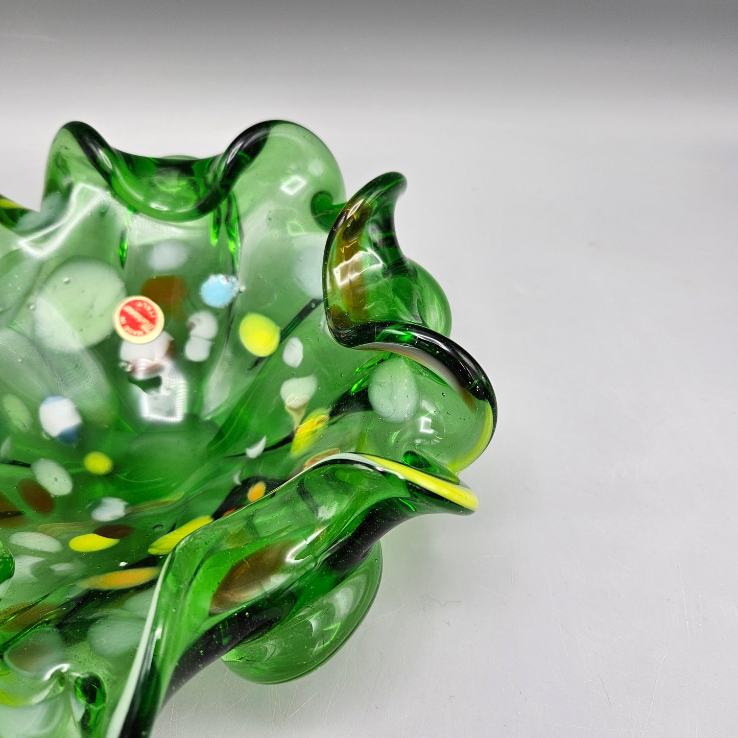 Green Murano Glass Bowl / Ashtray