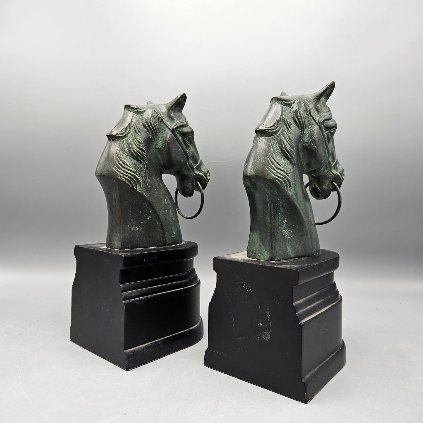 Pair Horse Head Bookends