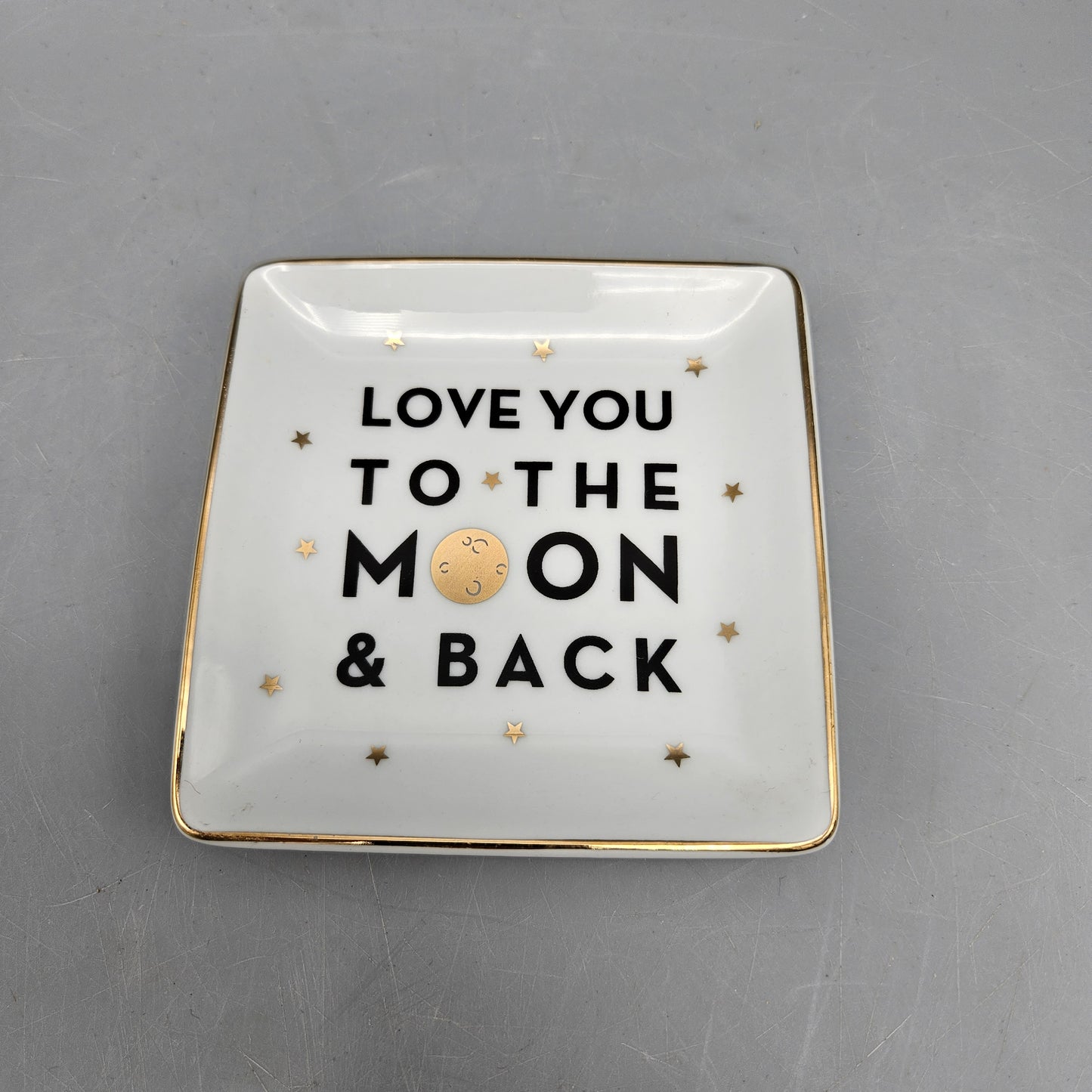 Paper Source "Love You to the Moon and Back" Porcelain Tray