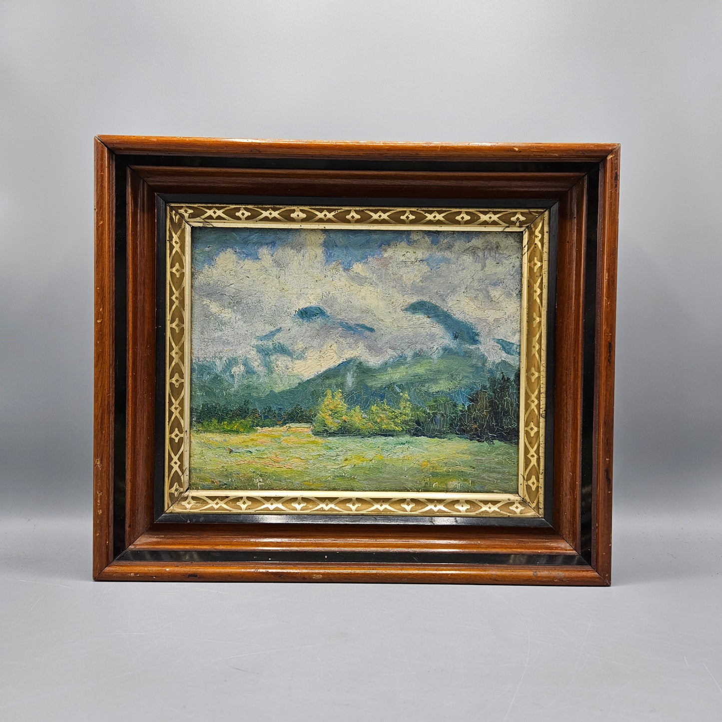 Oil on Board Landscape Painting