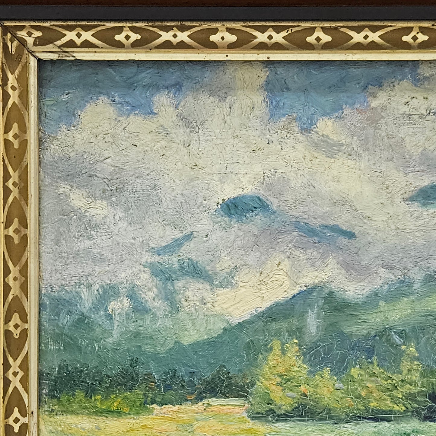 Oil on Board Landscape Painting