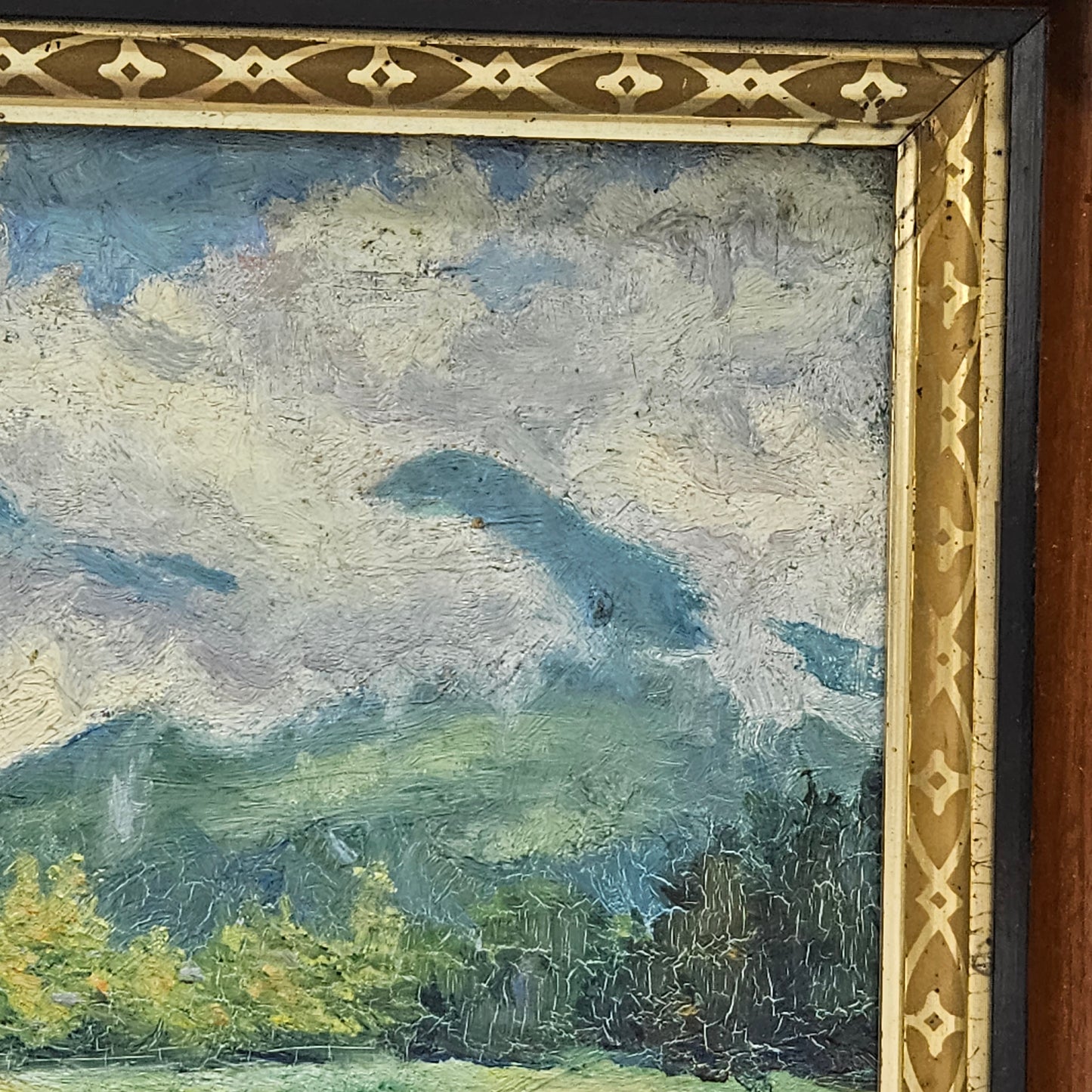 Oil on Board Landscape Painting
