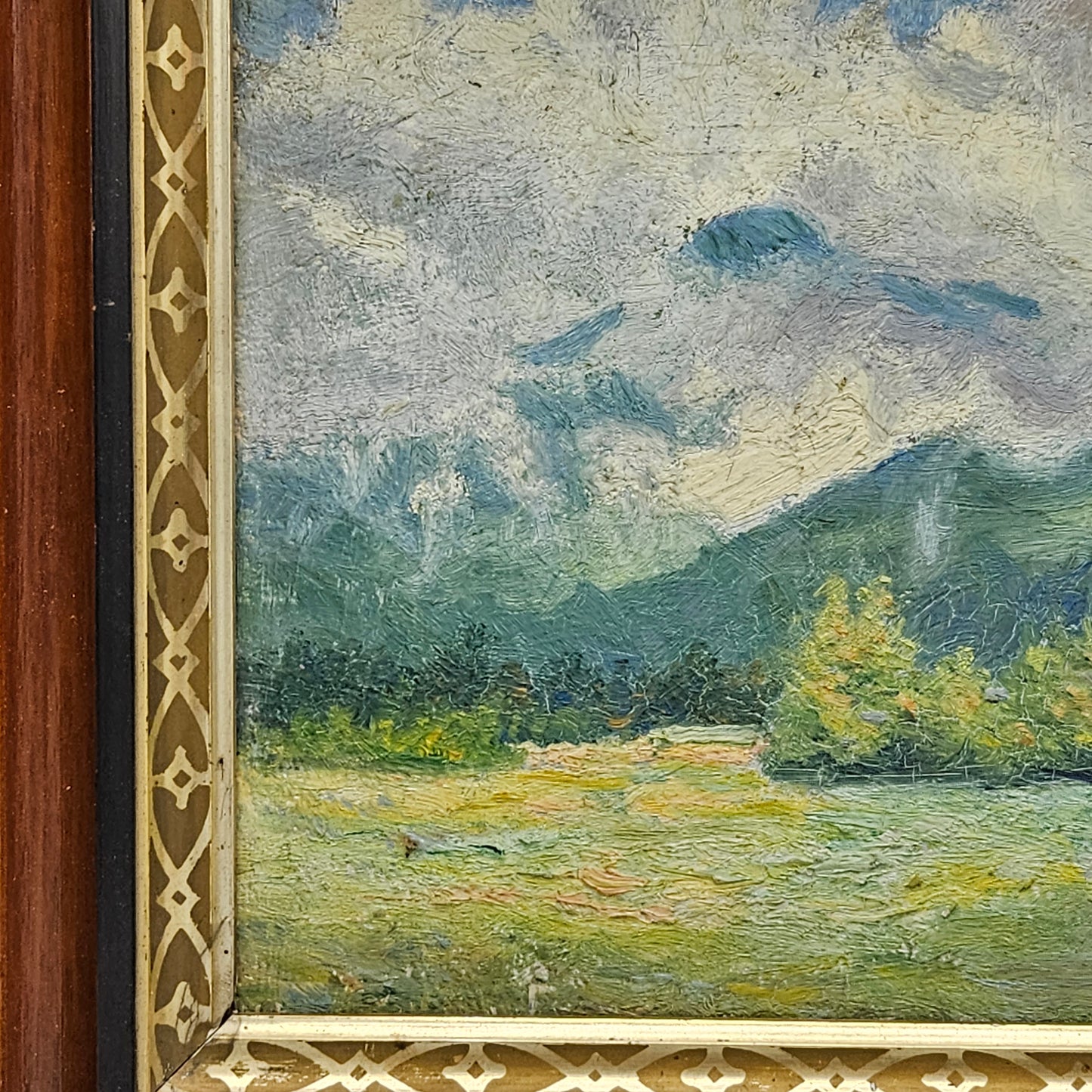 Oil on Board Landscape Painting